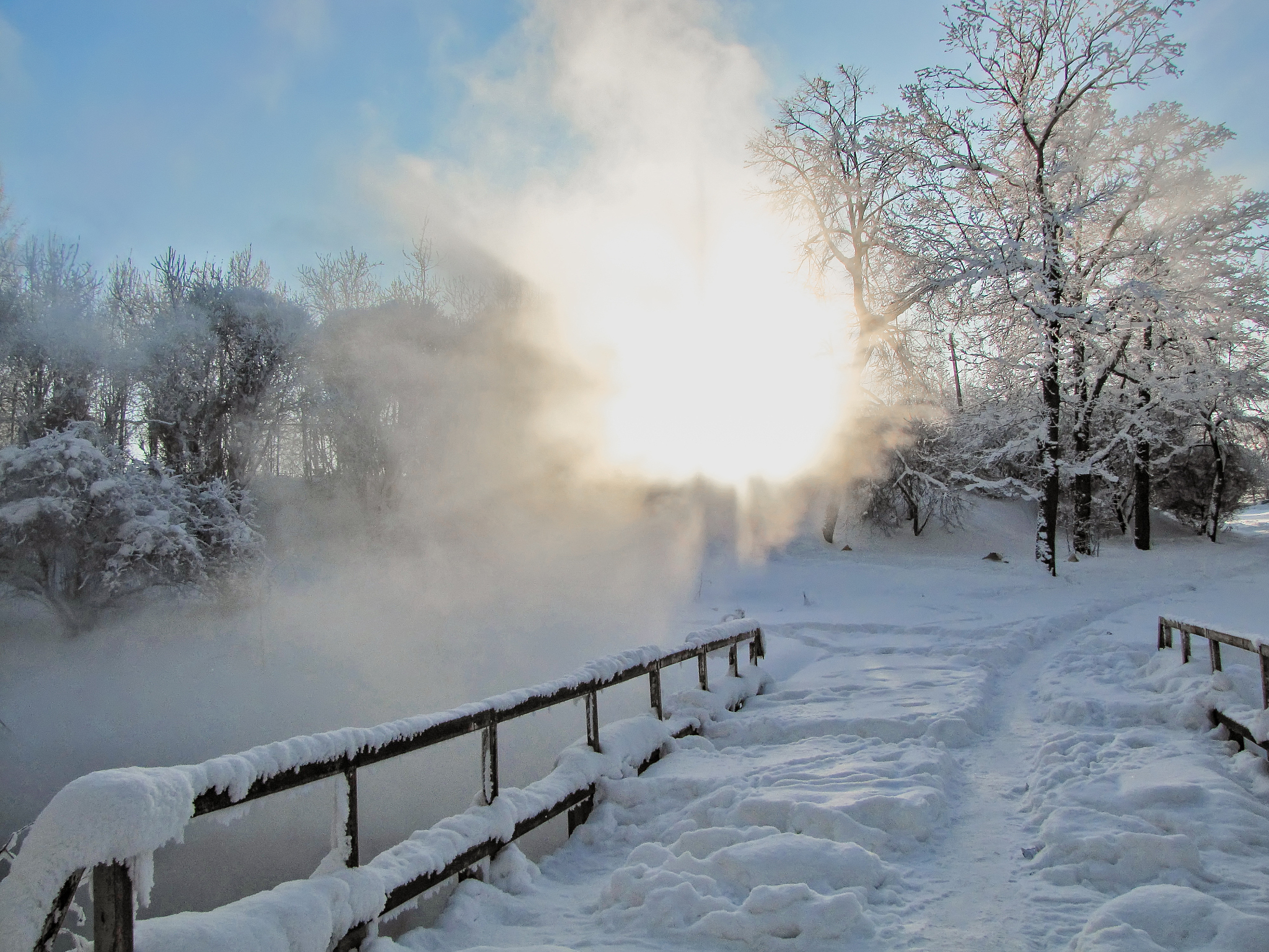 长春冬天风景描写：雪景、冰景、雾景 (七年级)