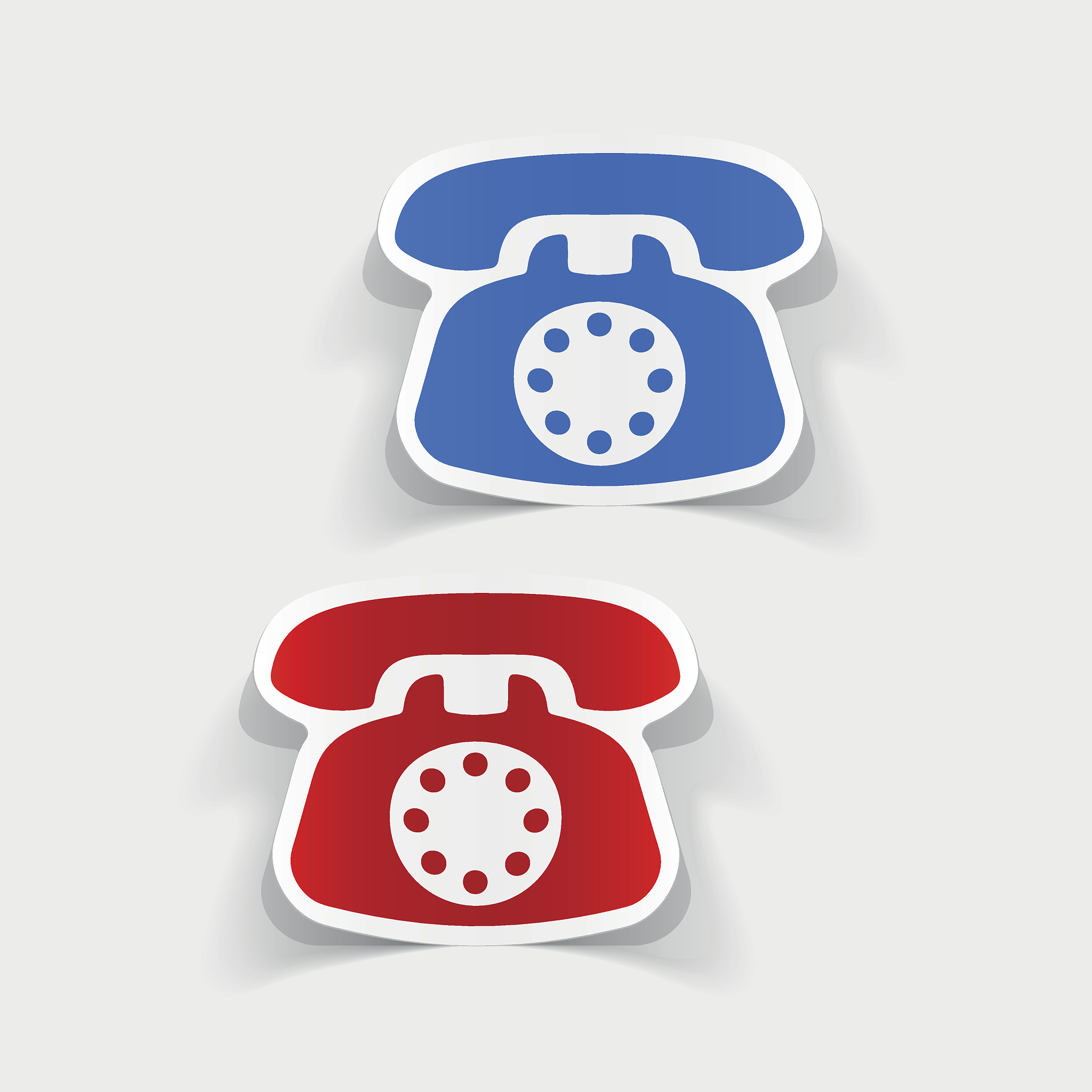 realistic design element: telephone