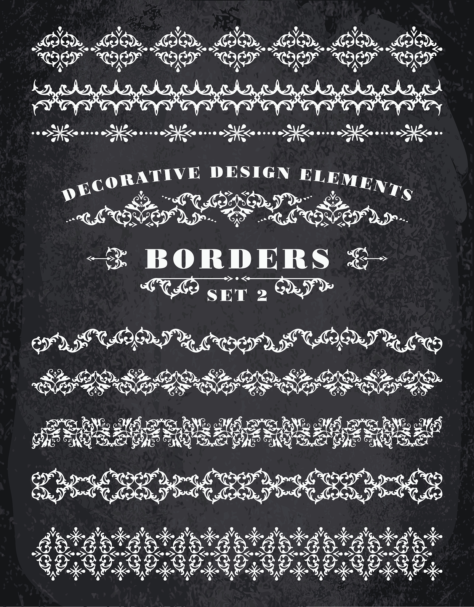 ornaments borders decorative design elements