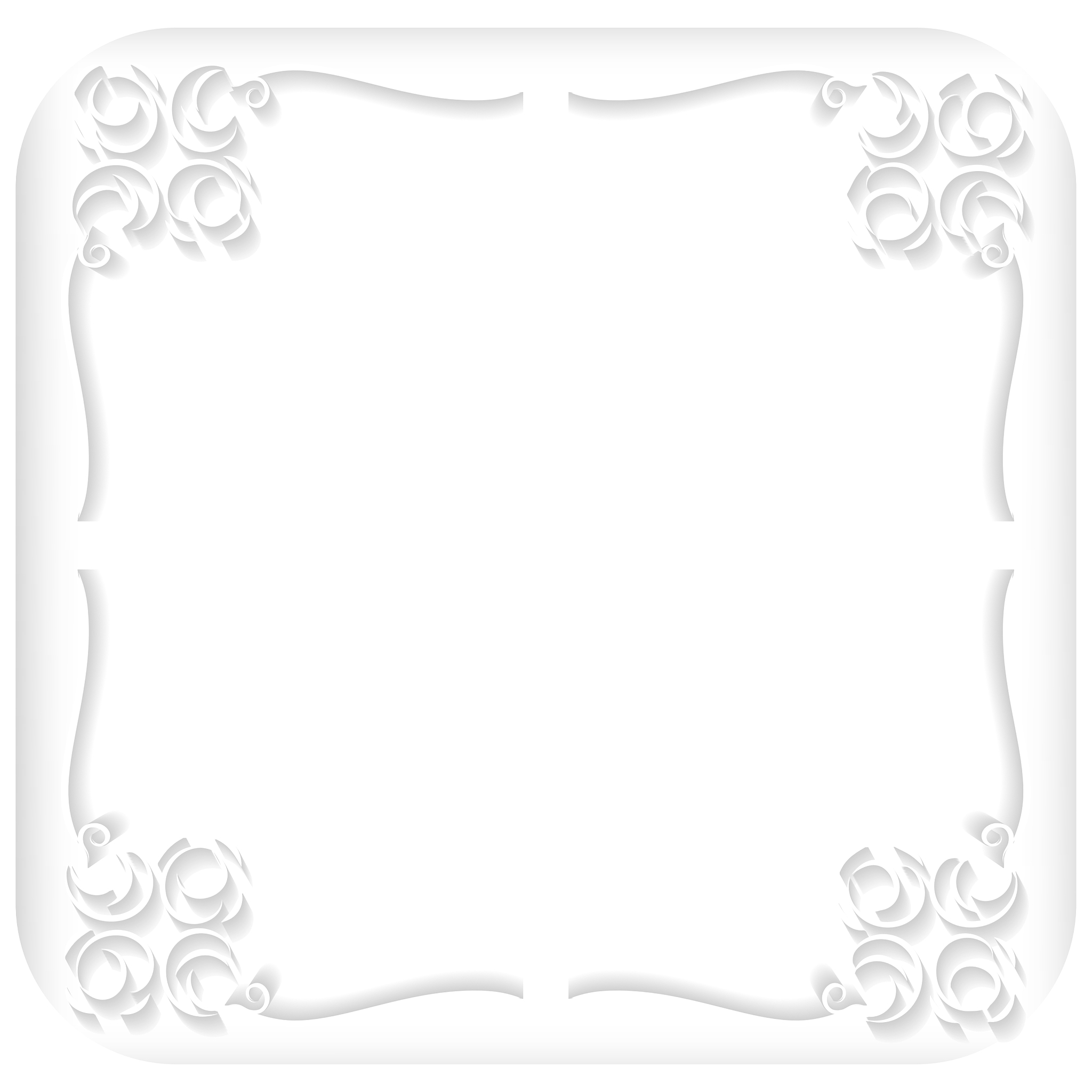 white frame