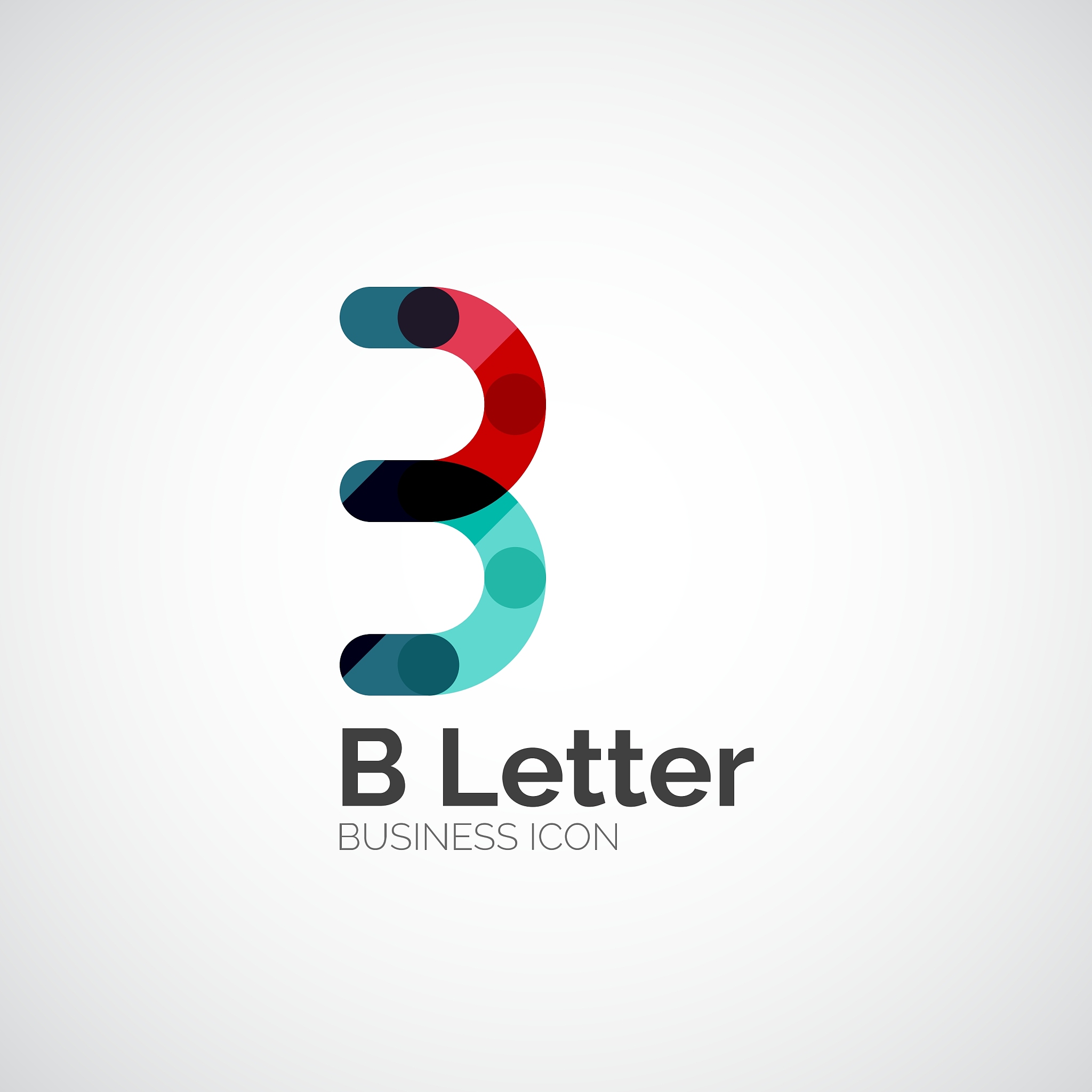 b letter logo minimal line design