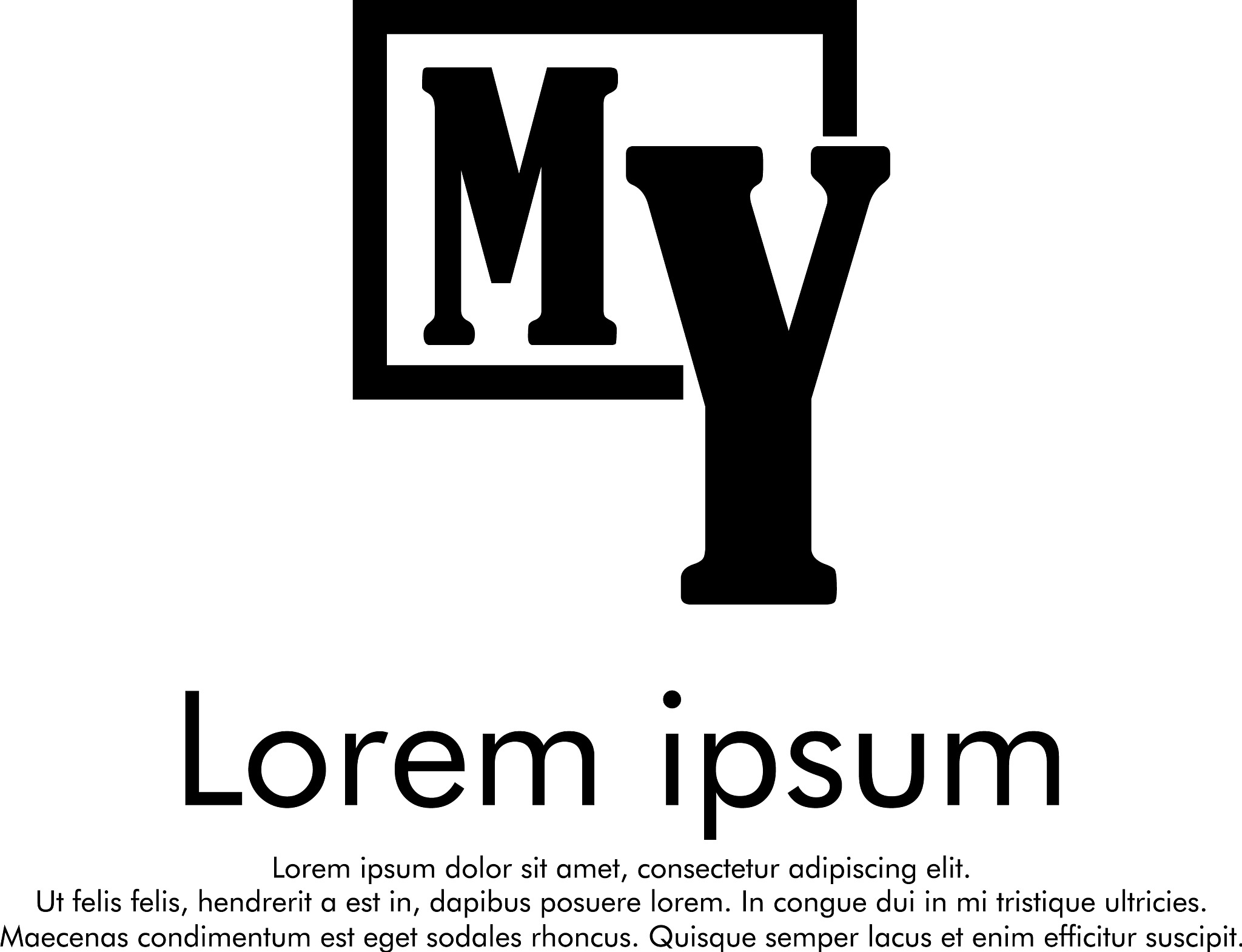m y my initial abstract logo concept