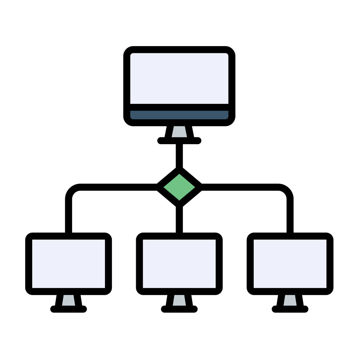 莱单位建设局域网络拓扑结构图设计与实施方案