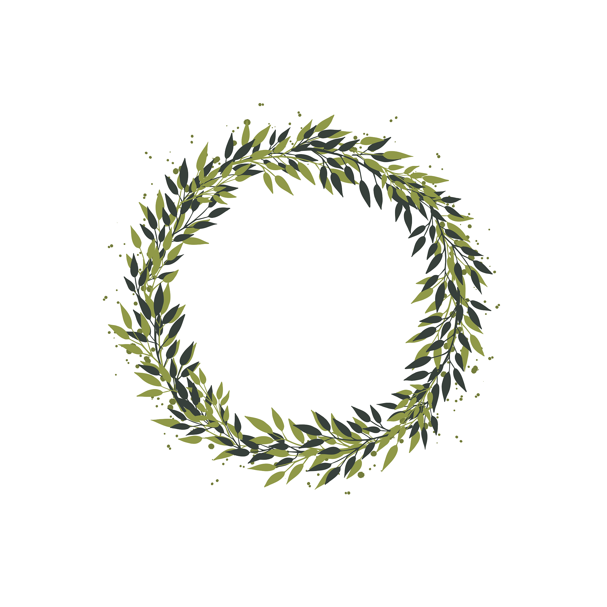 wreath of leaves