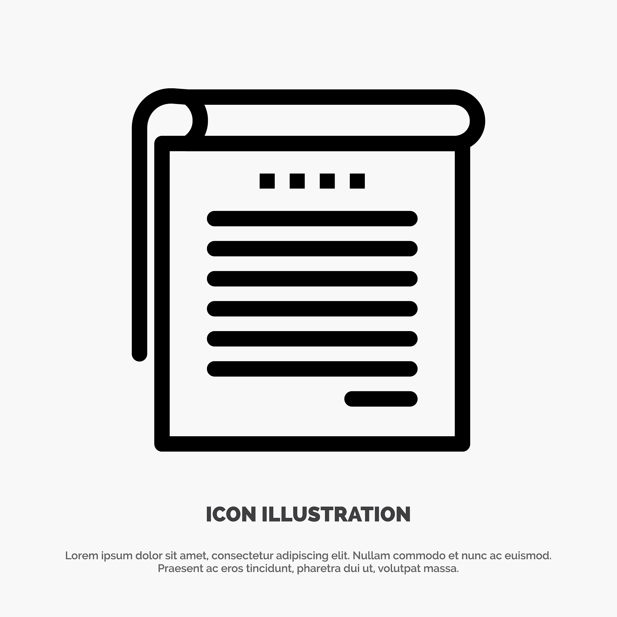 student notes books student notes line icon