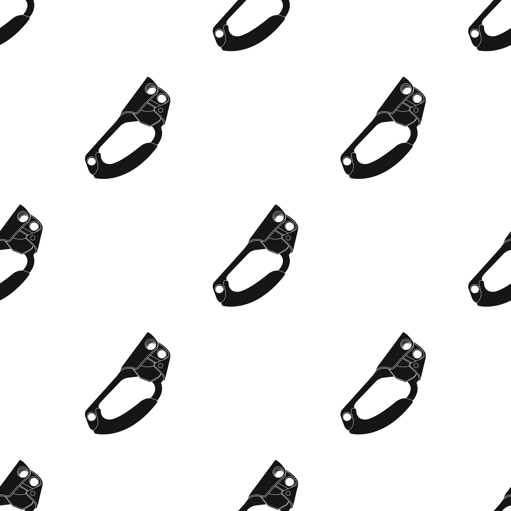 clamp jumarmountaineering single icon in black