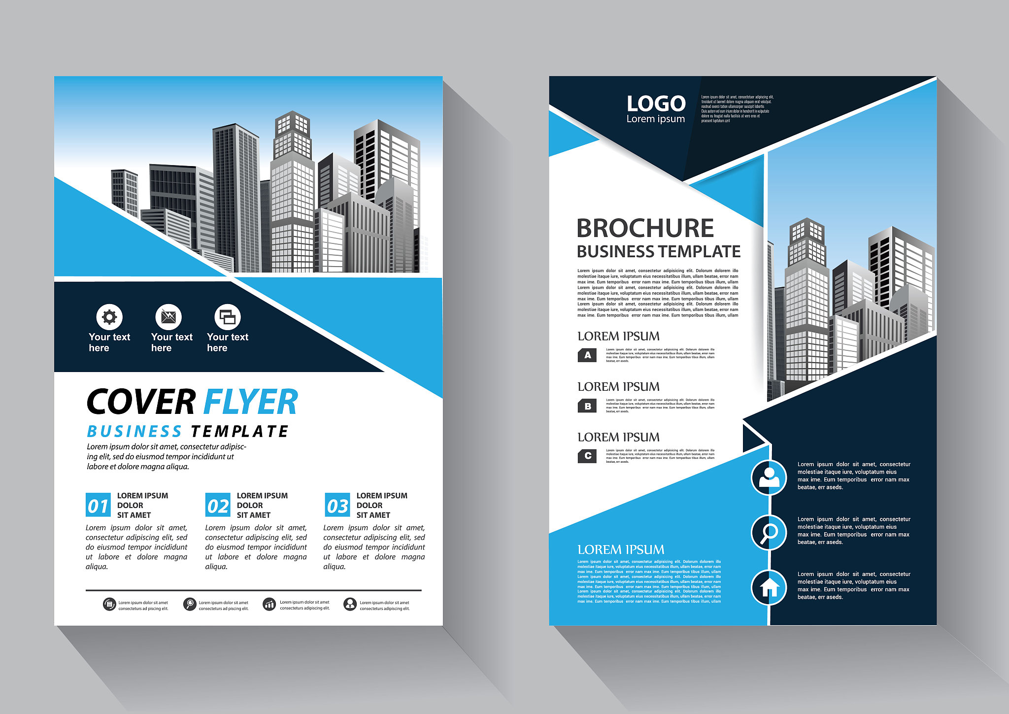 business abstract vector template. brochure design, cover modern