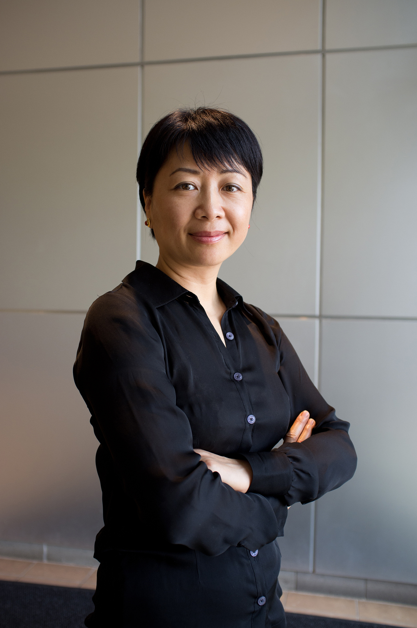 chinese executive in business office