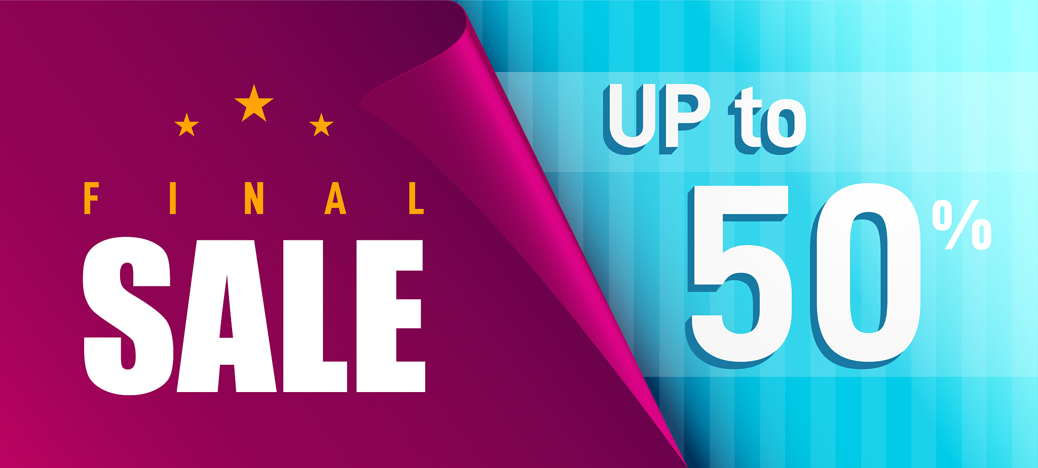 final sale promotional banner design