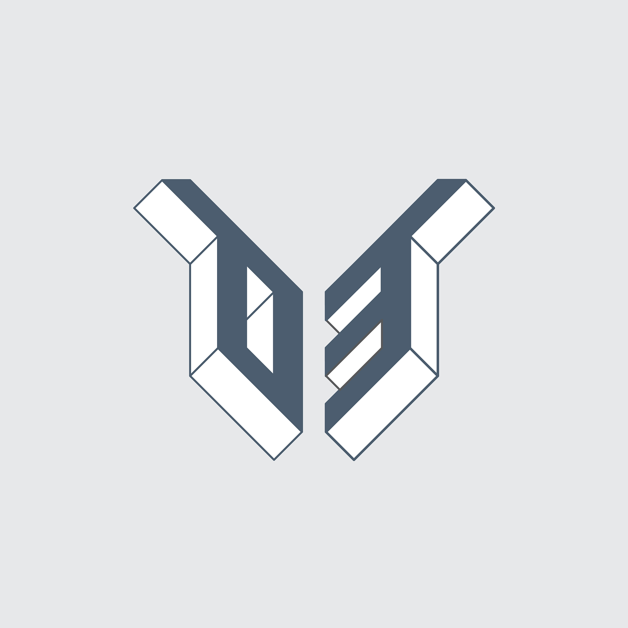 o3 or 03 - monogram or logotype. isometric 3d font for design. t