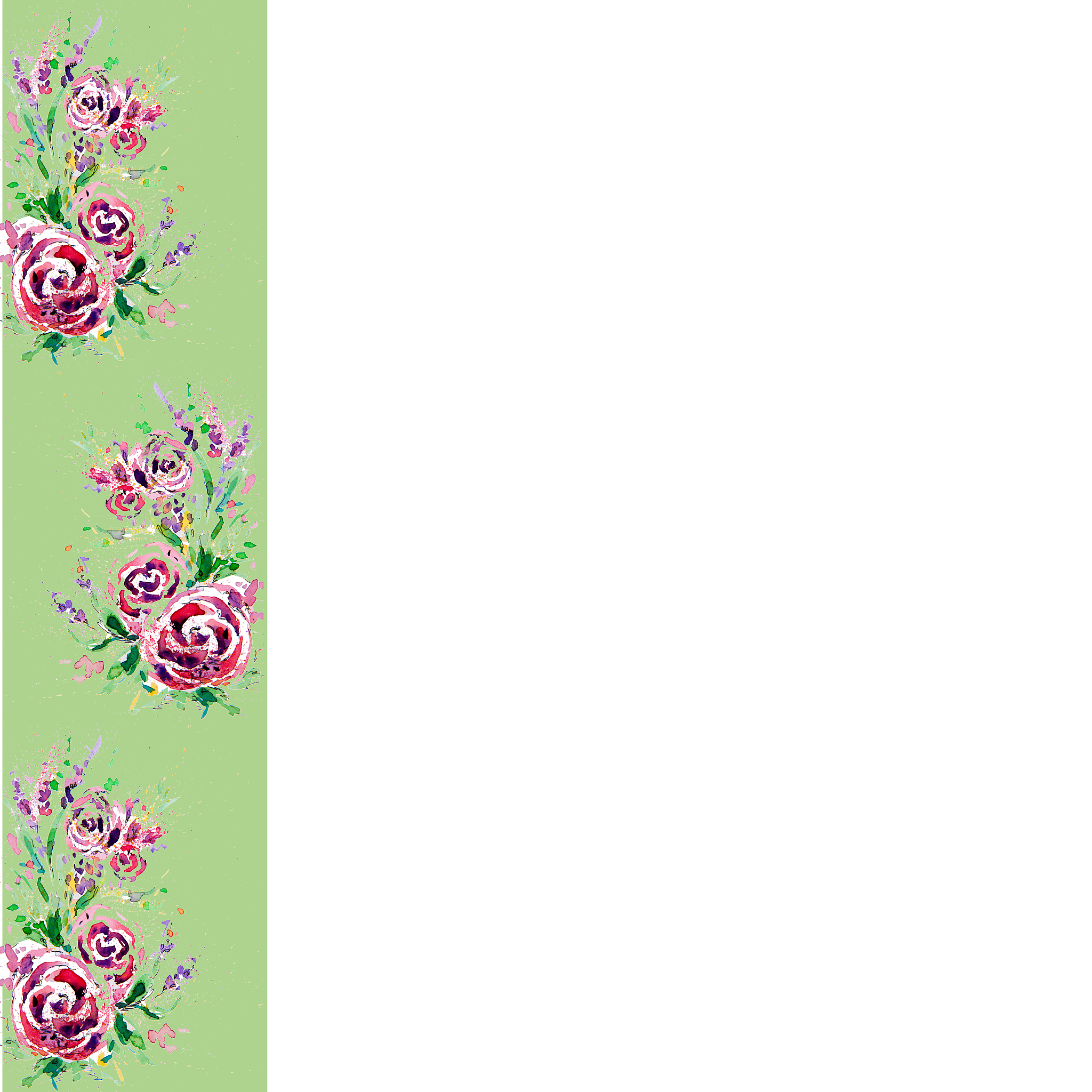 watercolor rose background