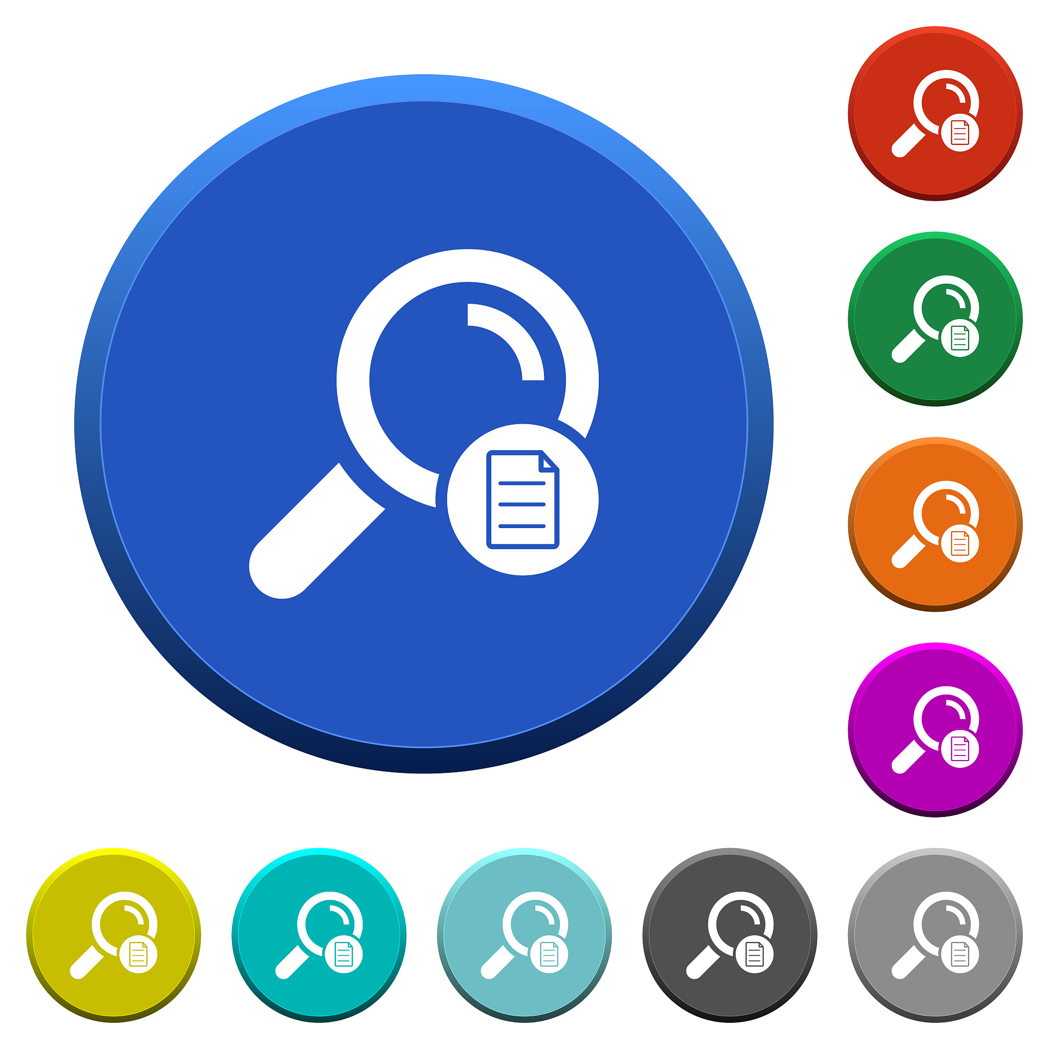 search details beveled buttons