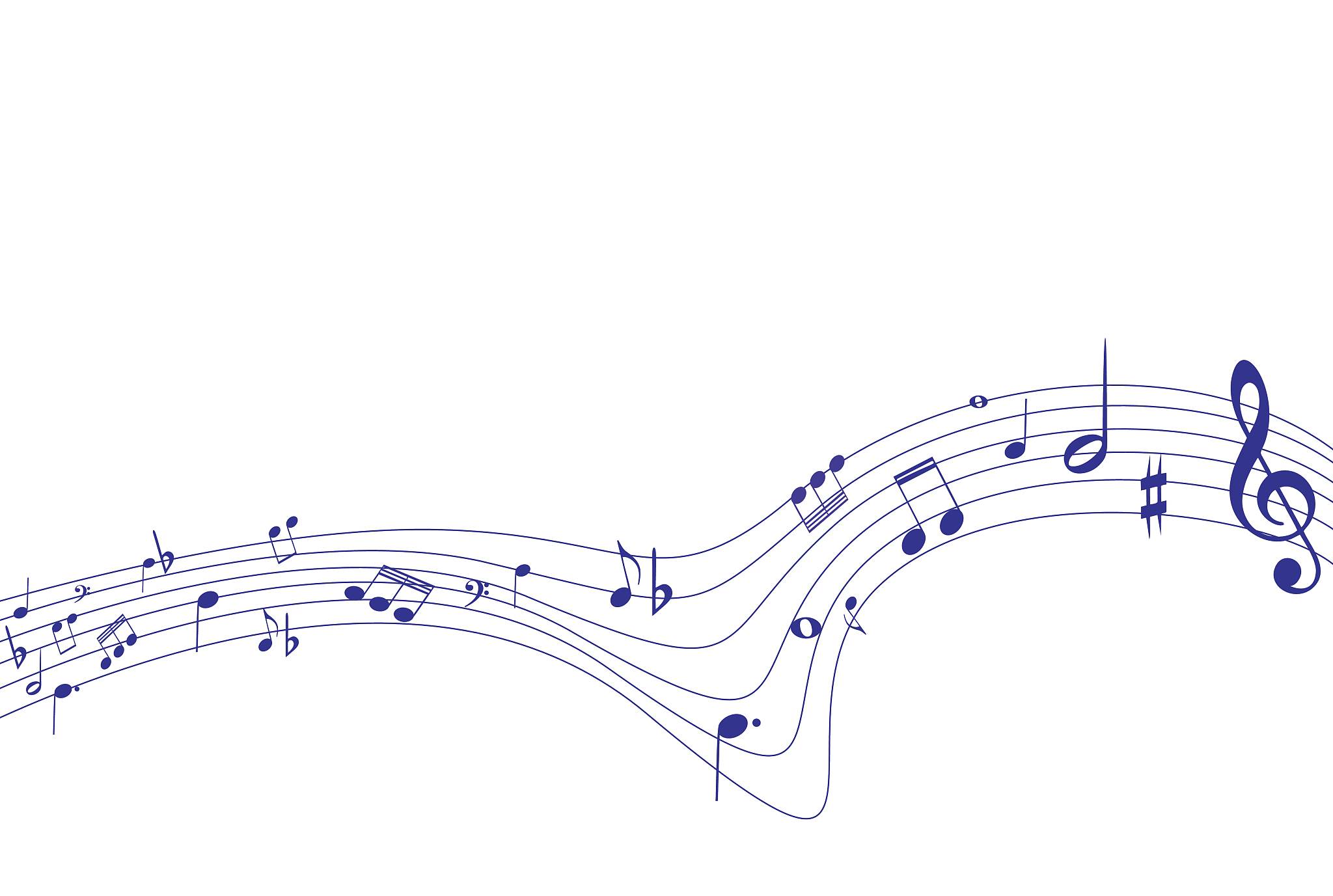 vector illustration of music background