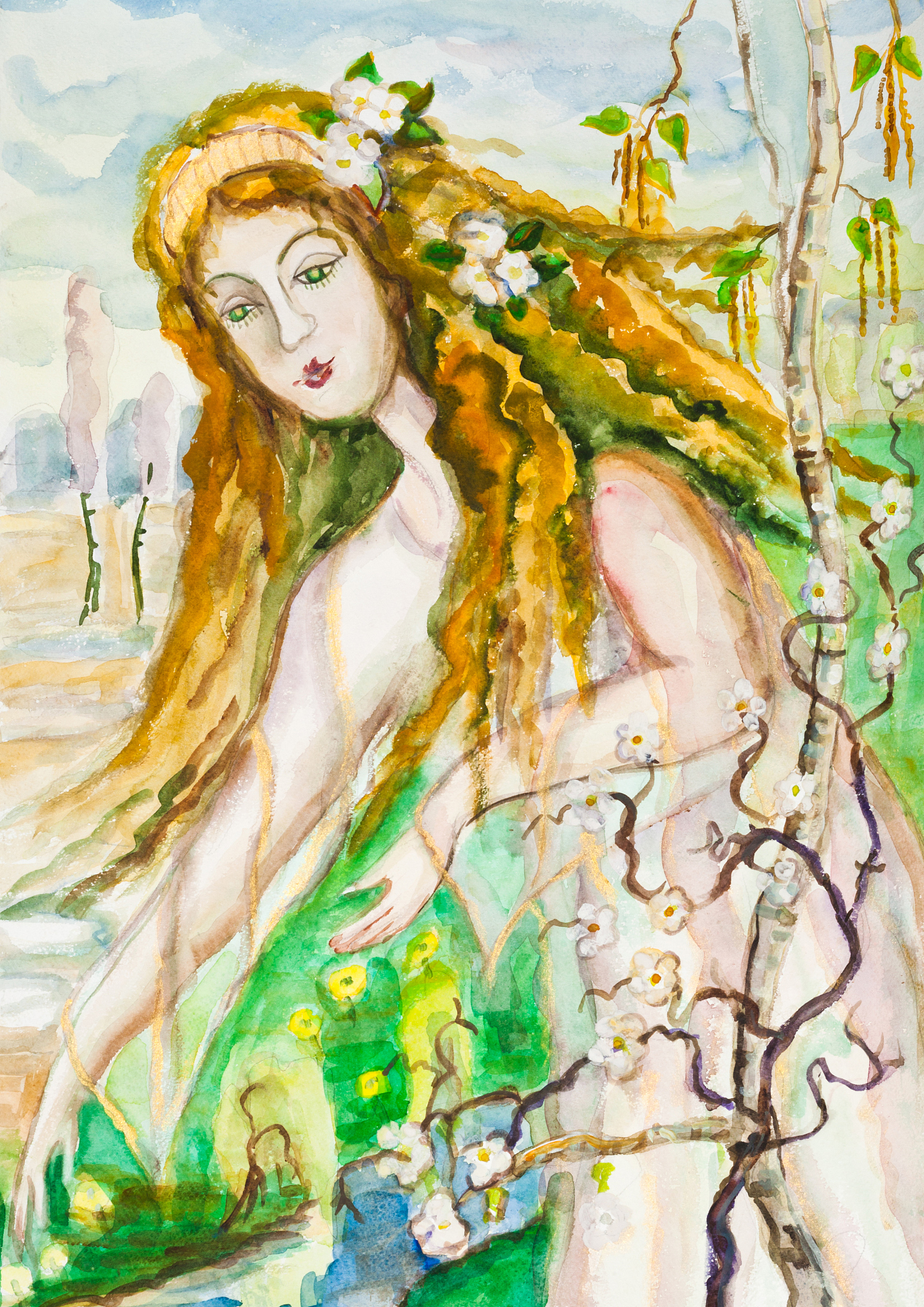 女神圖視覺響應：油畫、拼貼畫、照片創作