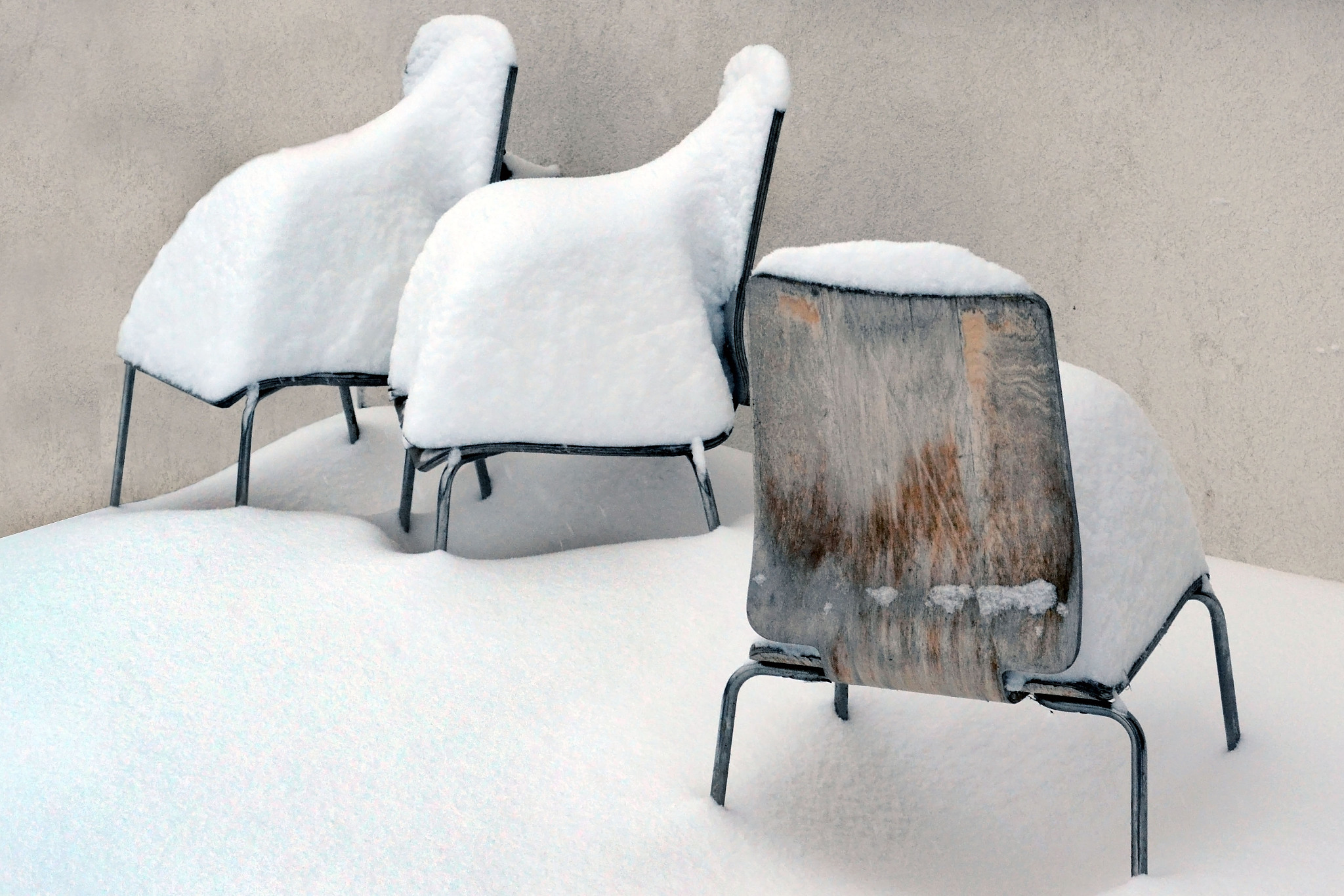 white chairs