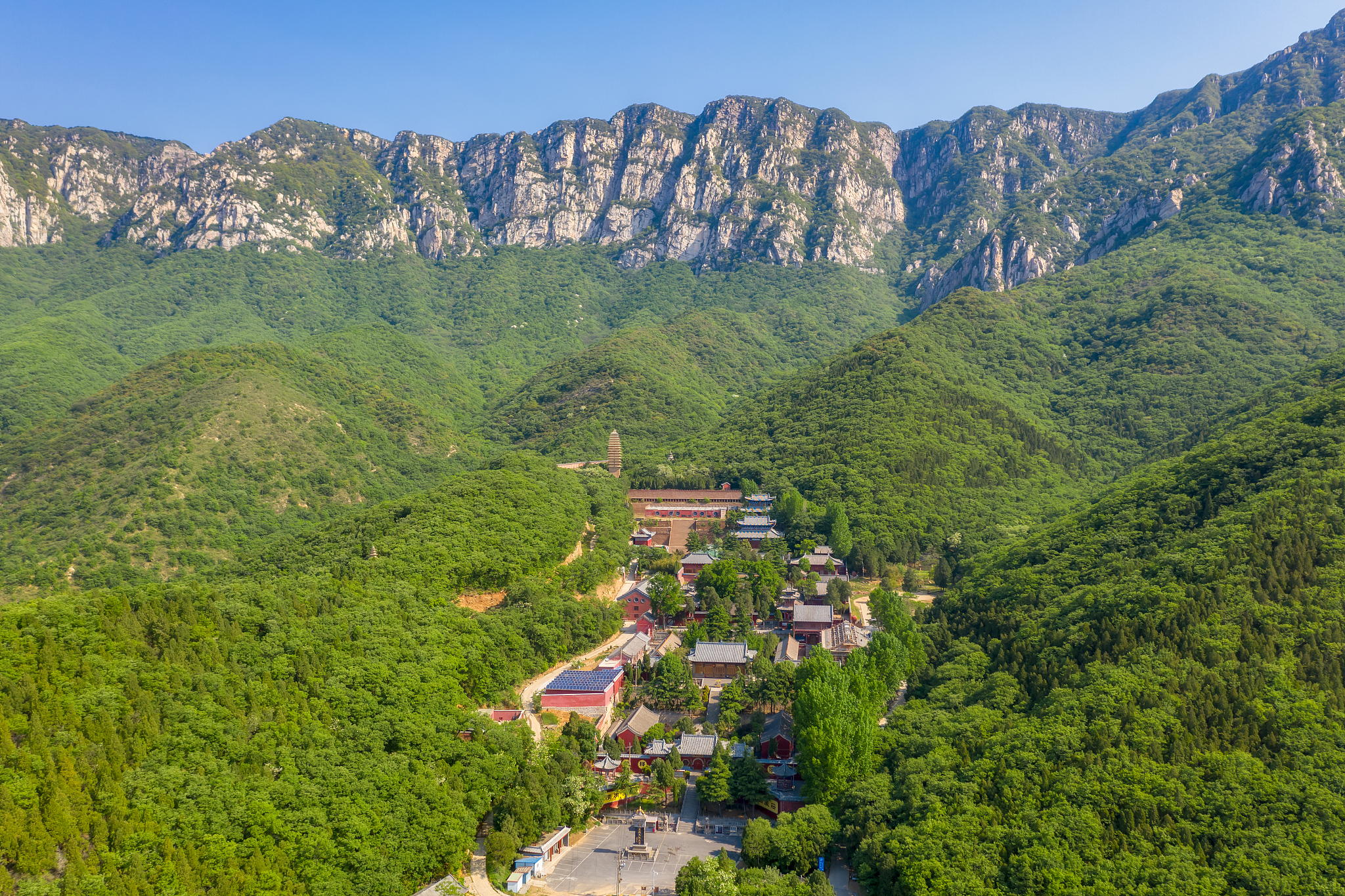 河南省郑州市登封市东汉古刹嵩山
