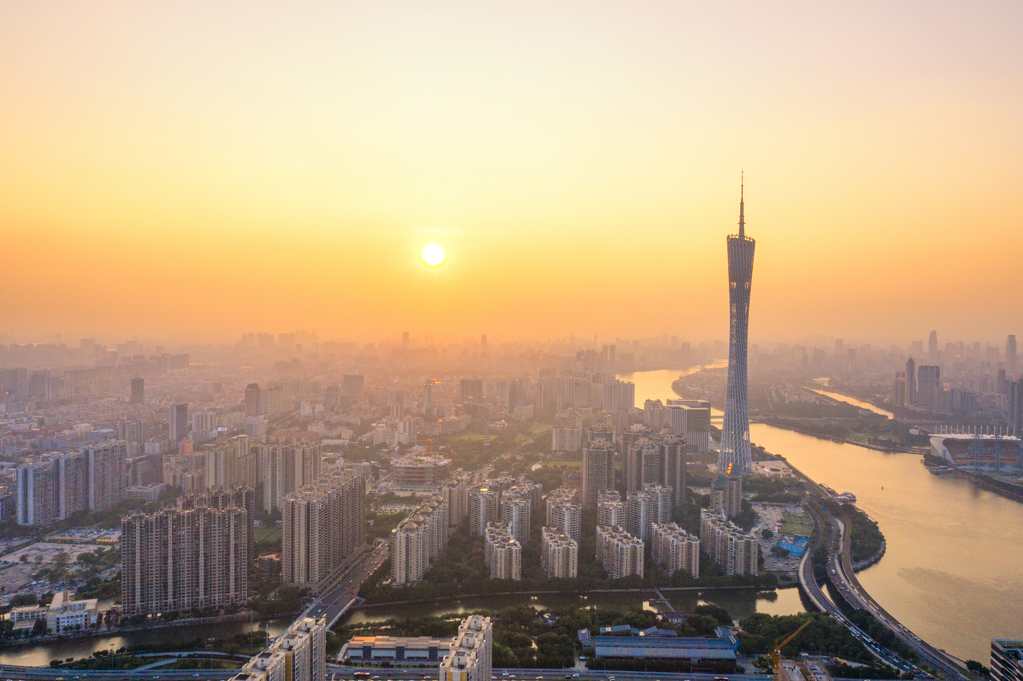 guangzhou city skyline
