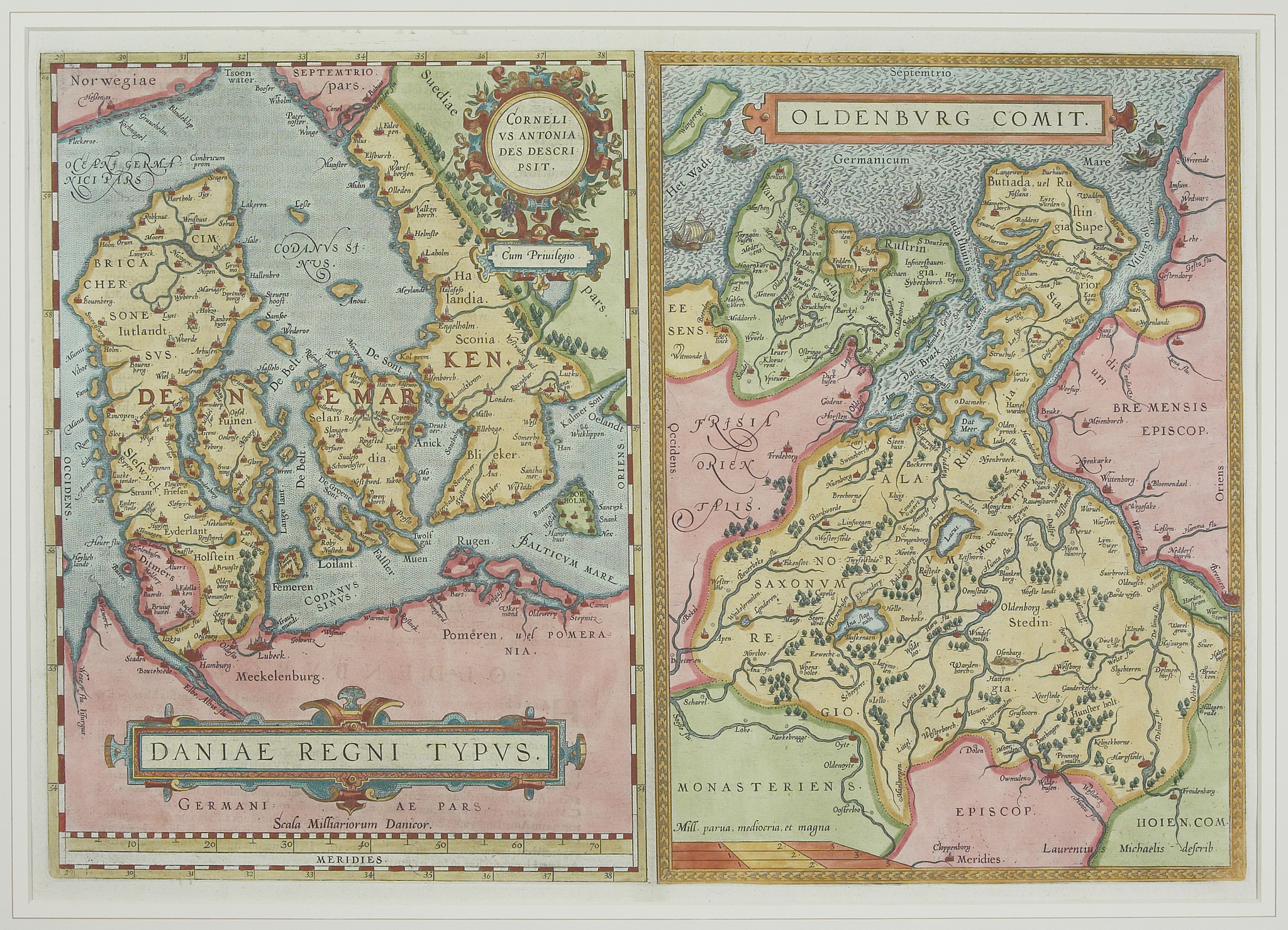 vintage maps of europe