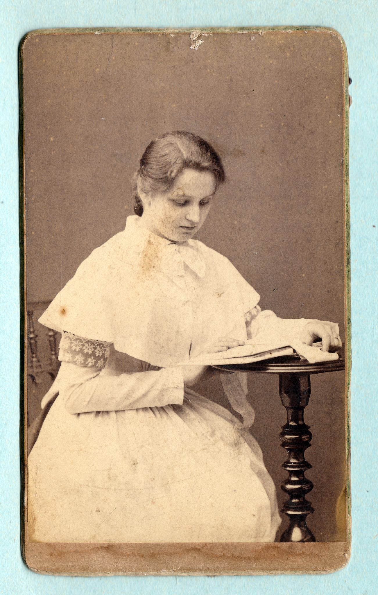 vintage photograph of a young woman