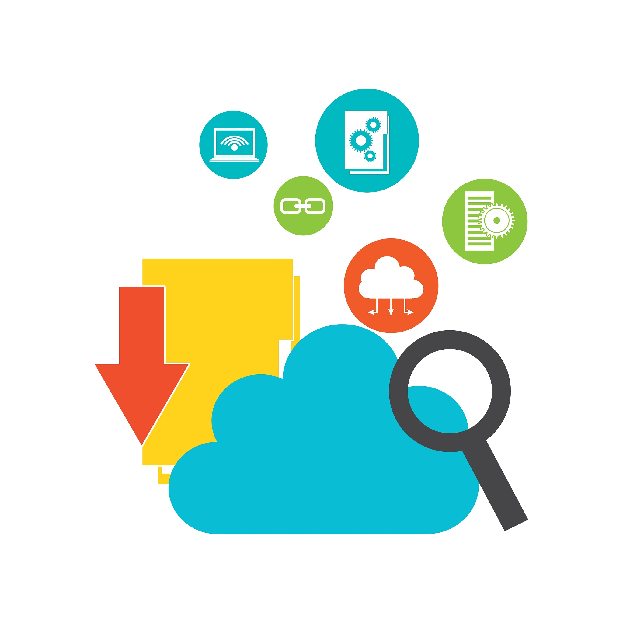 big data management icons
