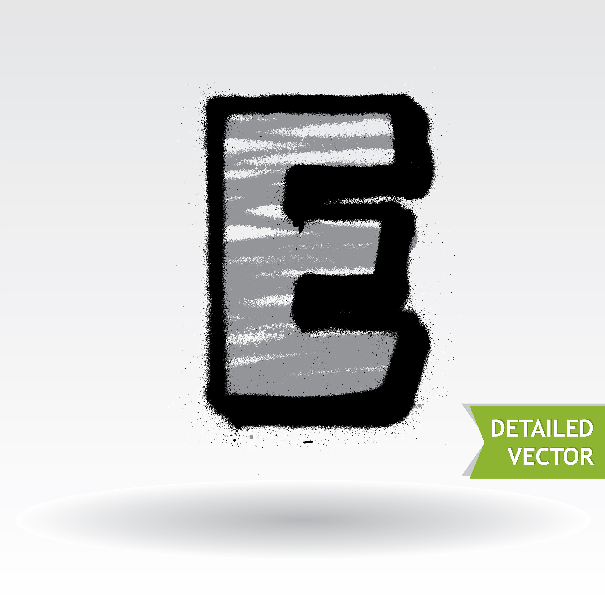 graffiti alphabet highly detailed font