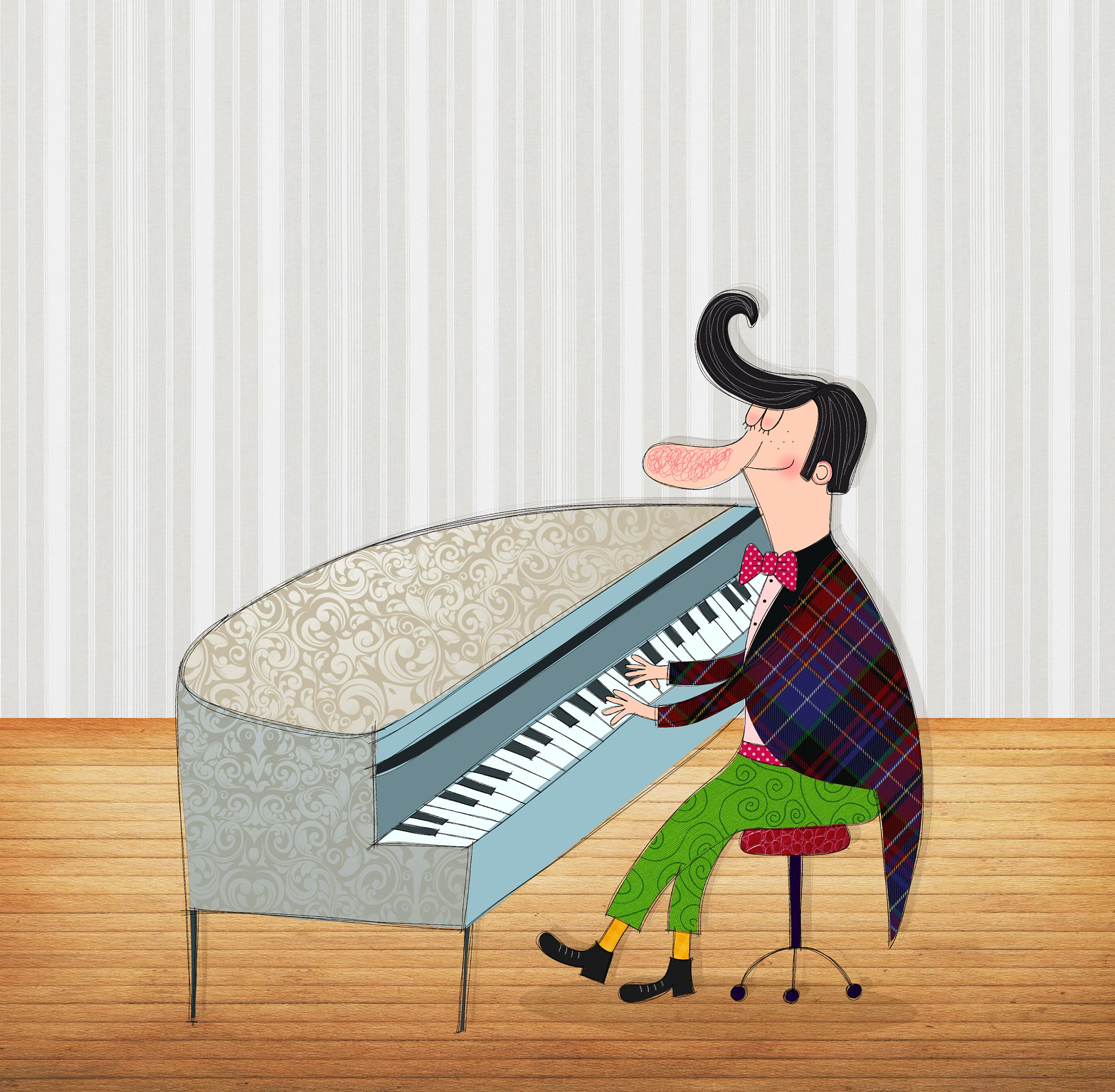 钢琴演奏与写作，我的两项特长