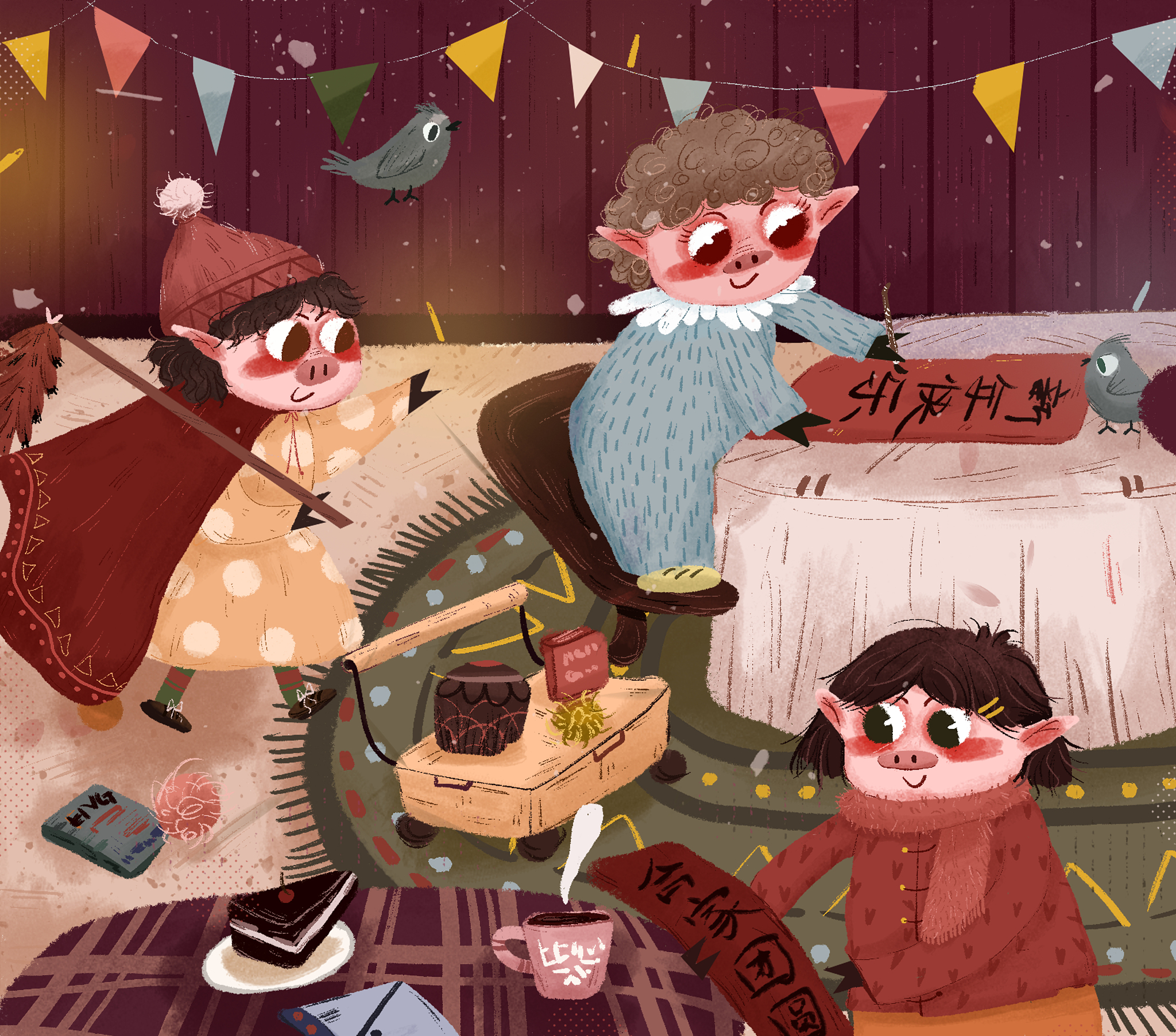 原创插画，点亮生活！学生宝妈必看的小红书宝藏店铺！