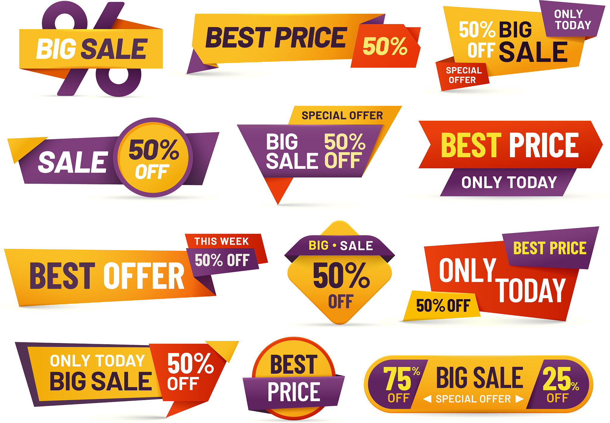 retail sale tags cheap price flyer best offer