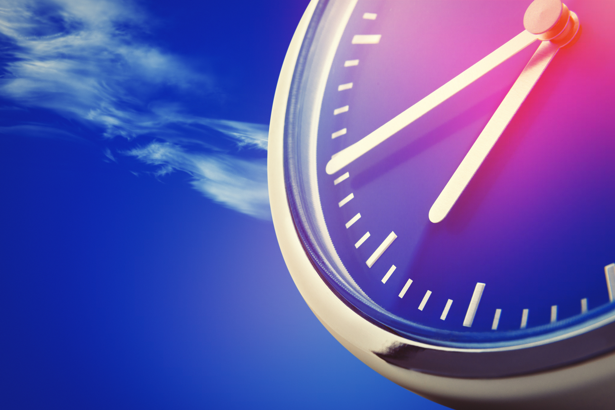 time concept with copy space