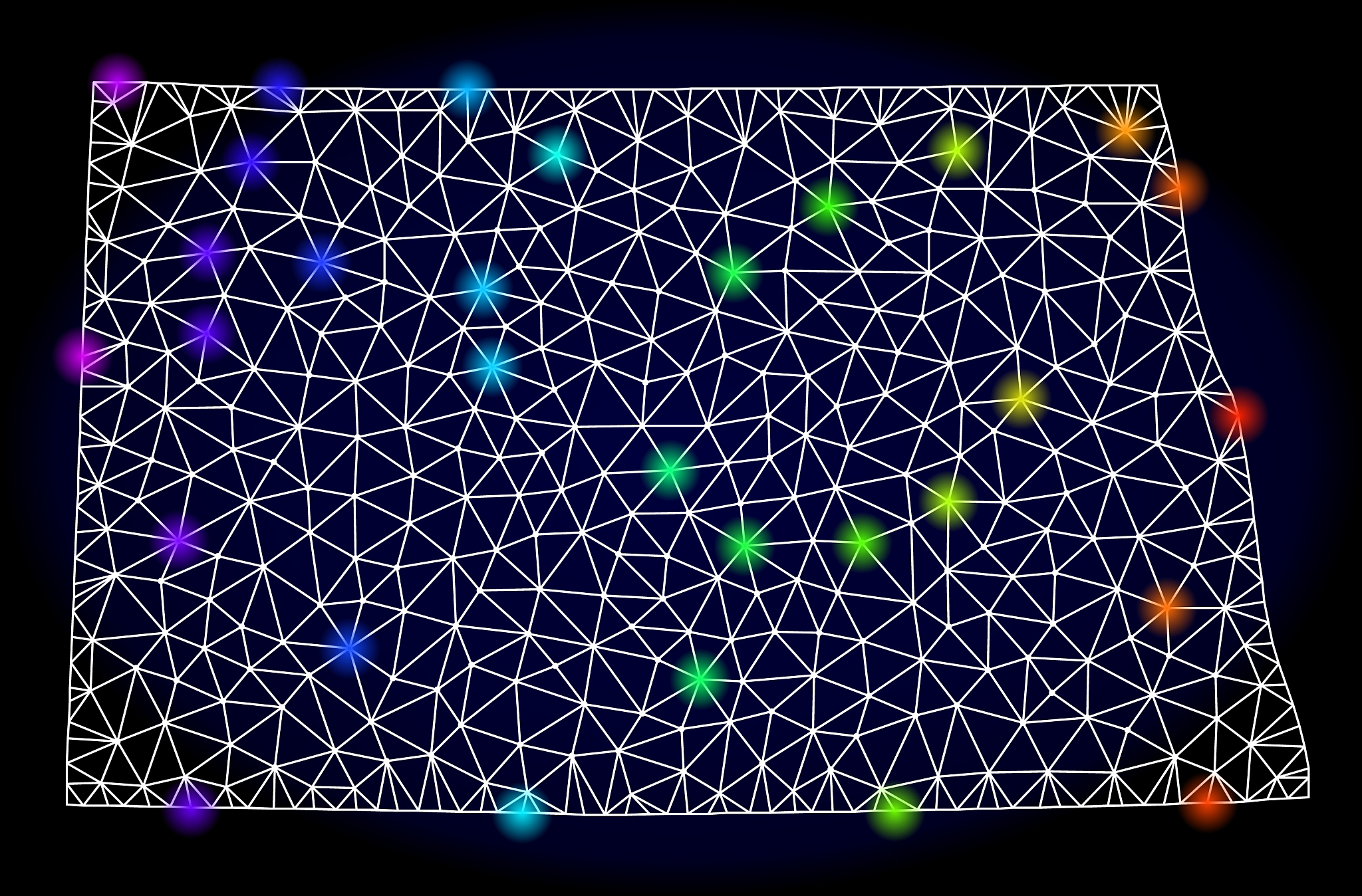 Python绘制五边形边框内含五角星