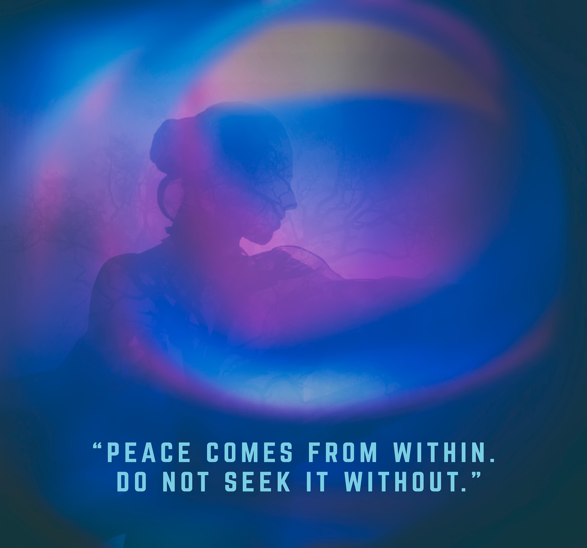 peace come from within, do not seek it without. motivational and