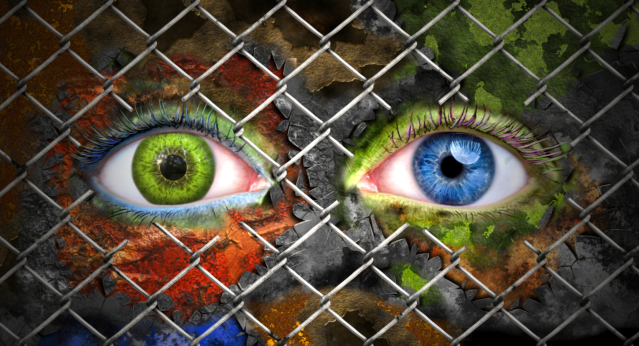 human eyes