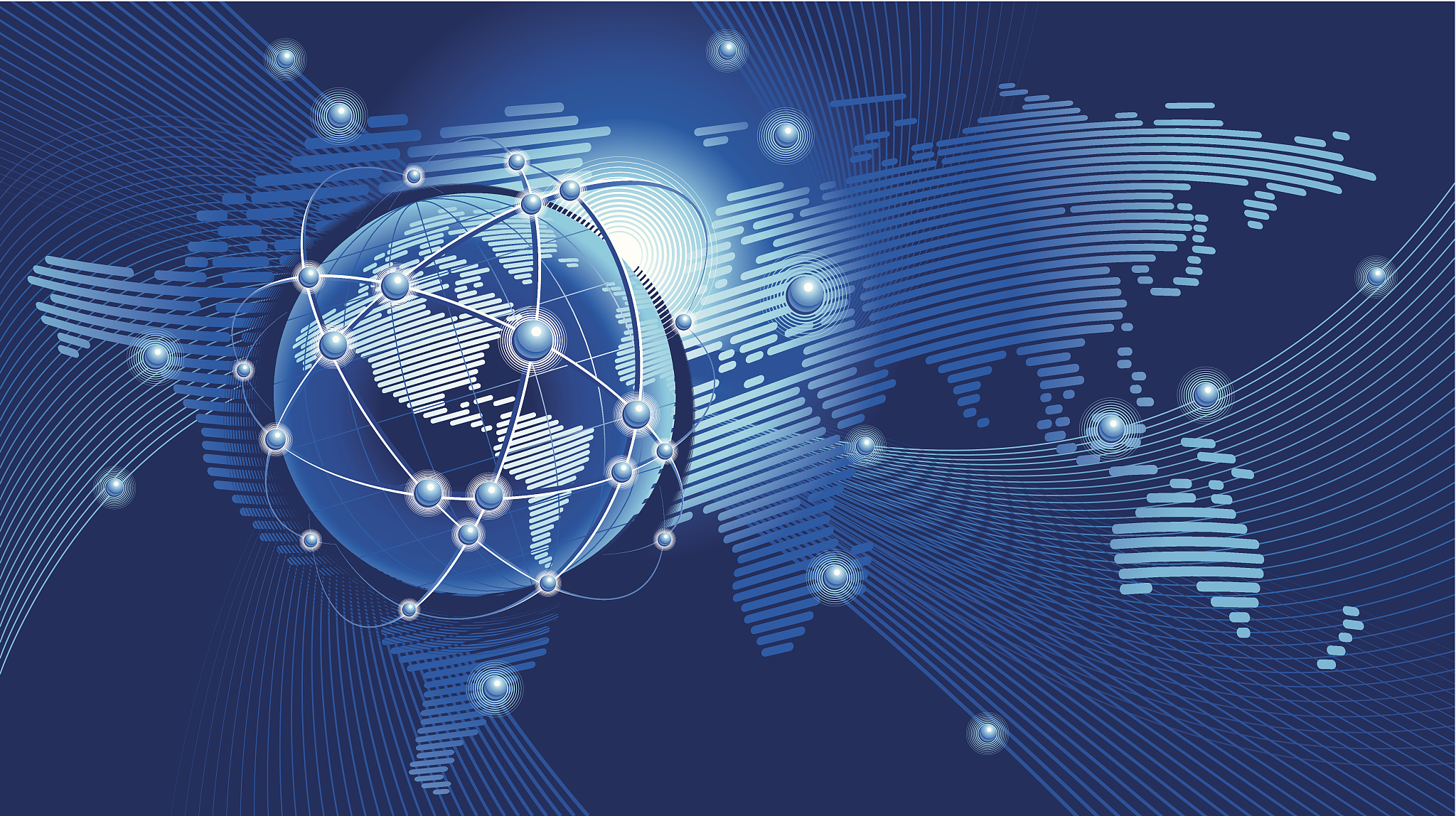 world map global communications