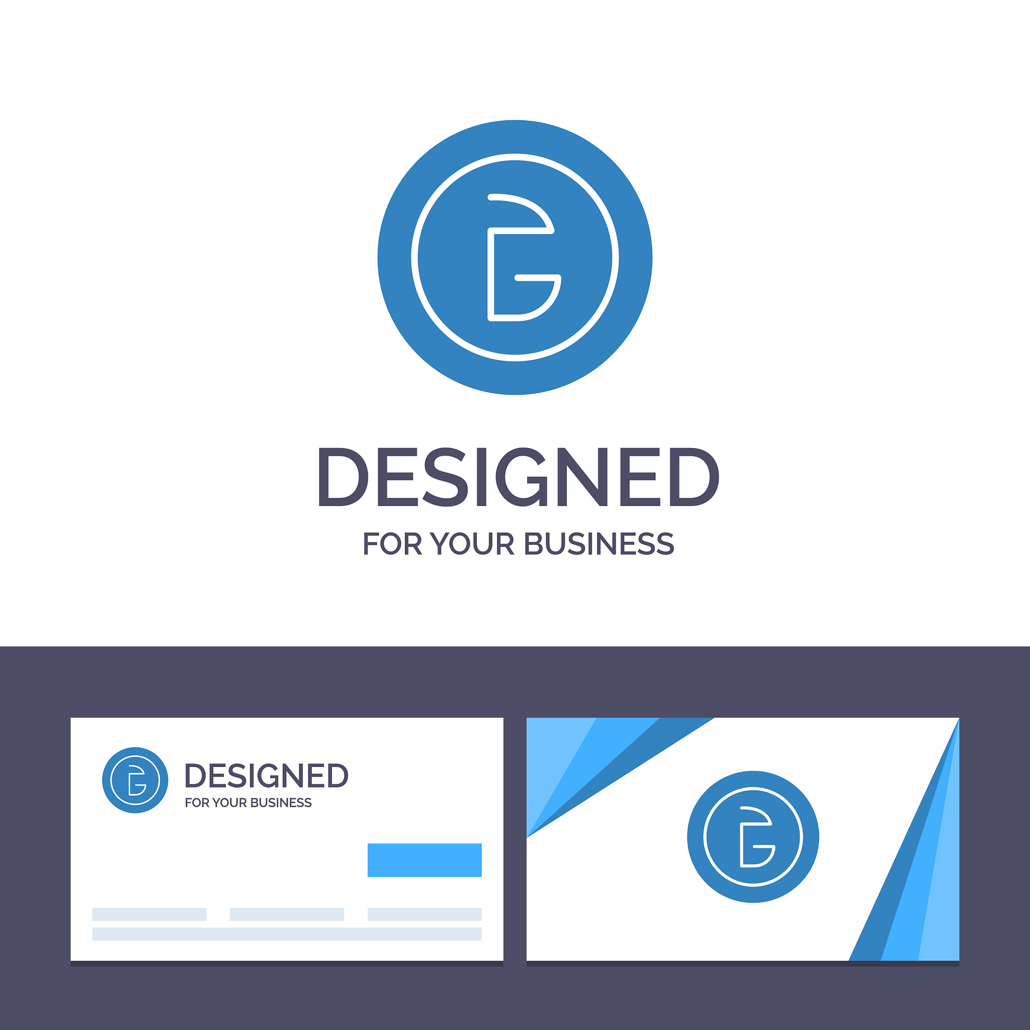 creative business card and logo template