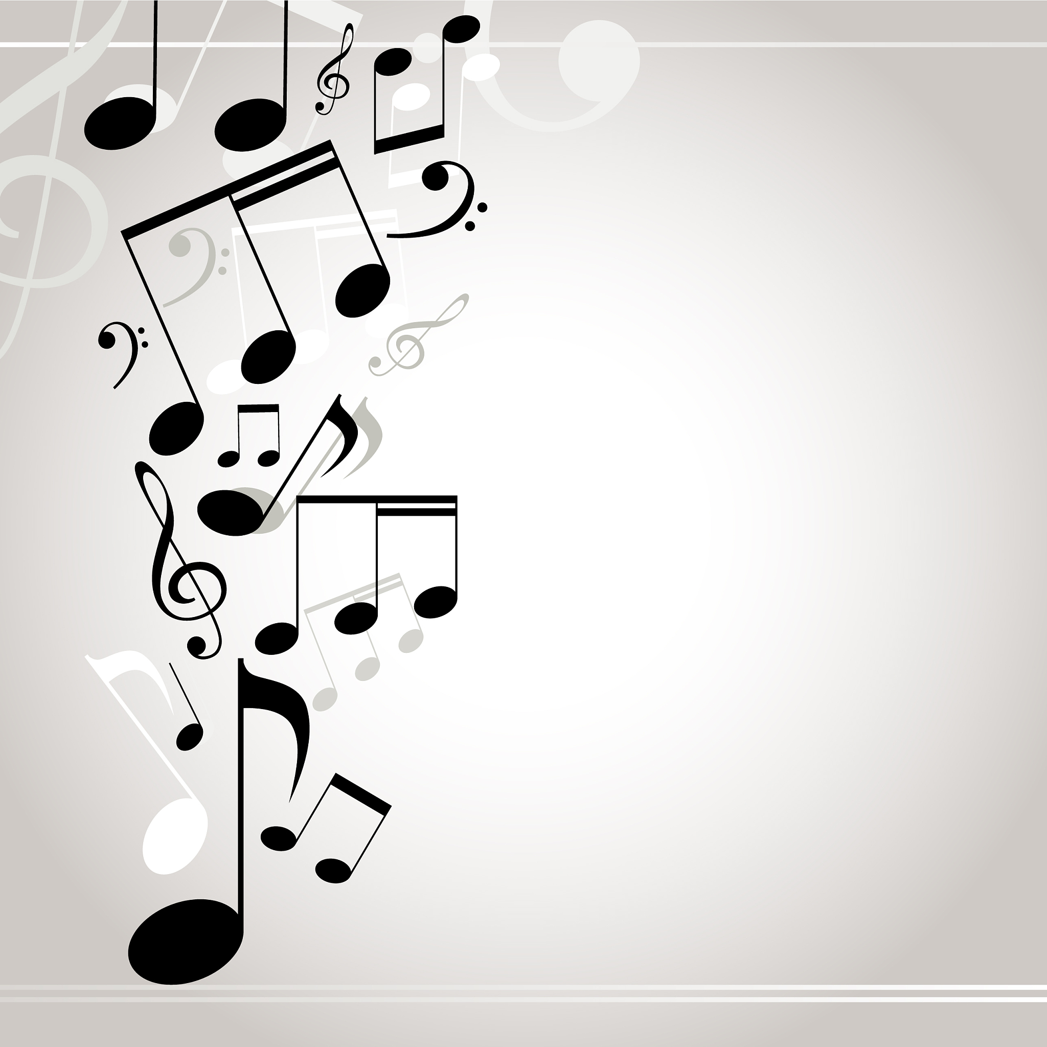musical background note