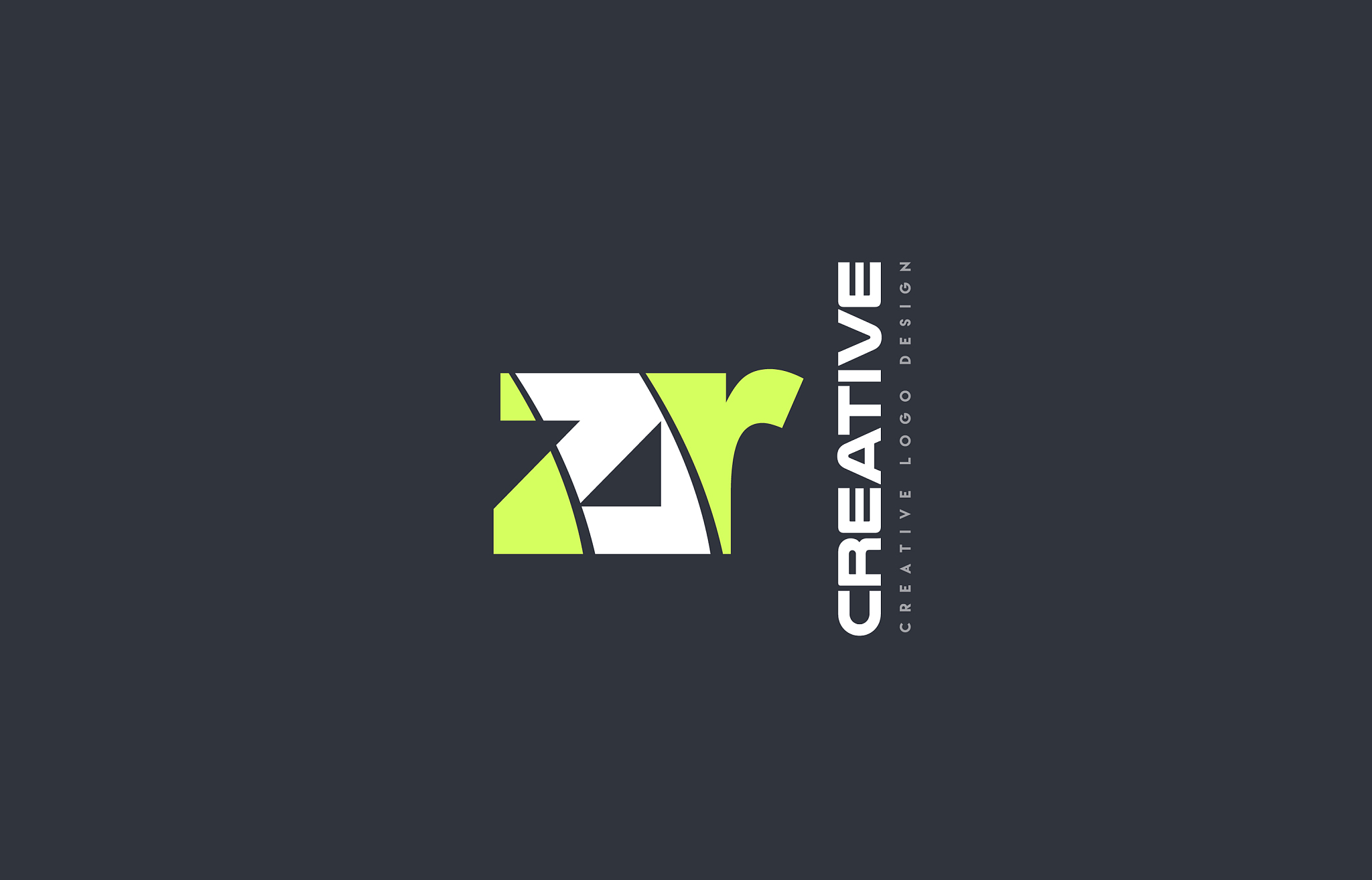 green letter zr z r combination logo icon company