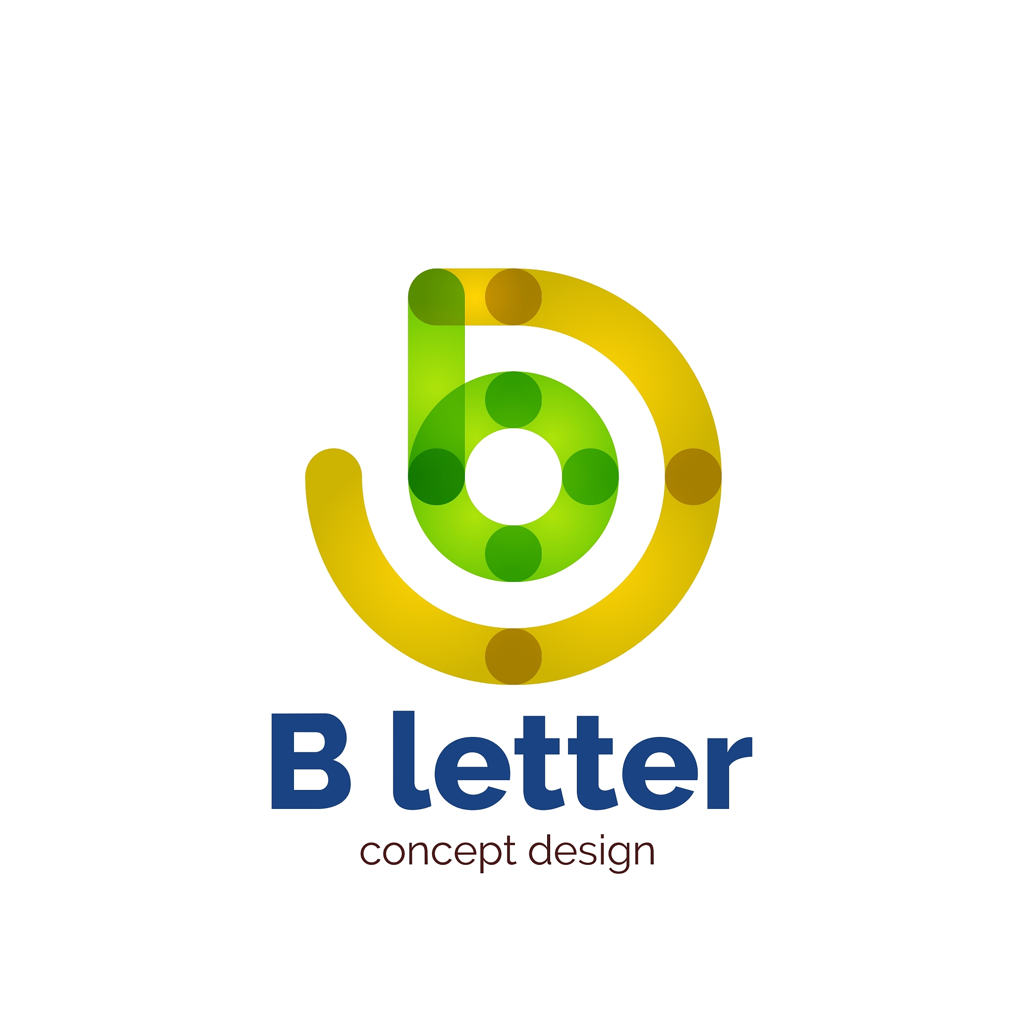 modern minimalistic letter concept logo