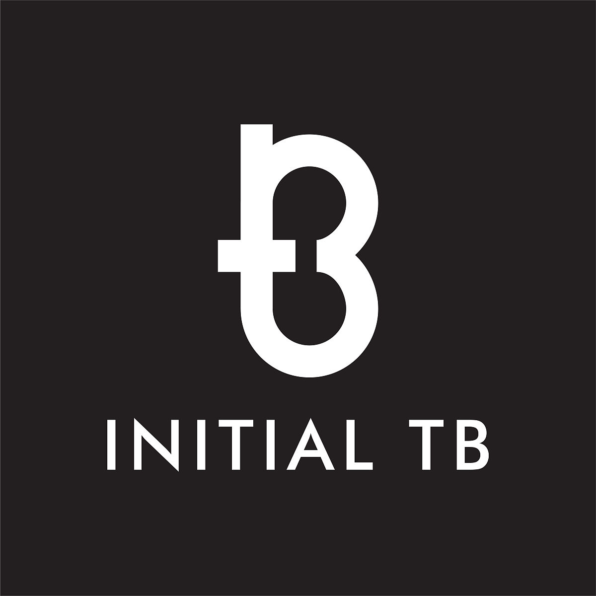 tb首字母标识设计矢量模板