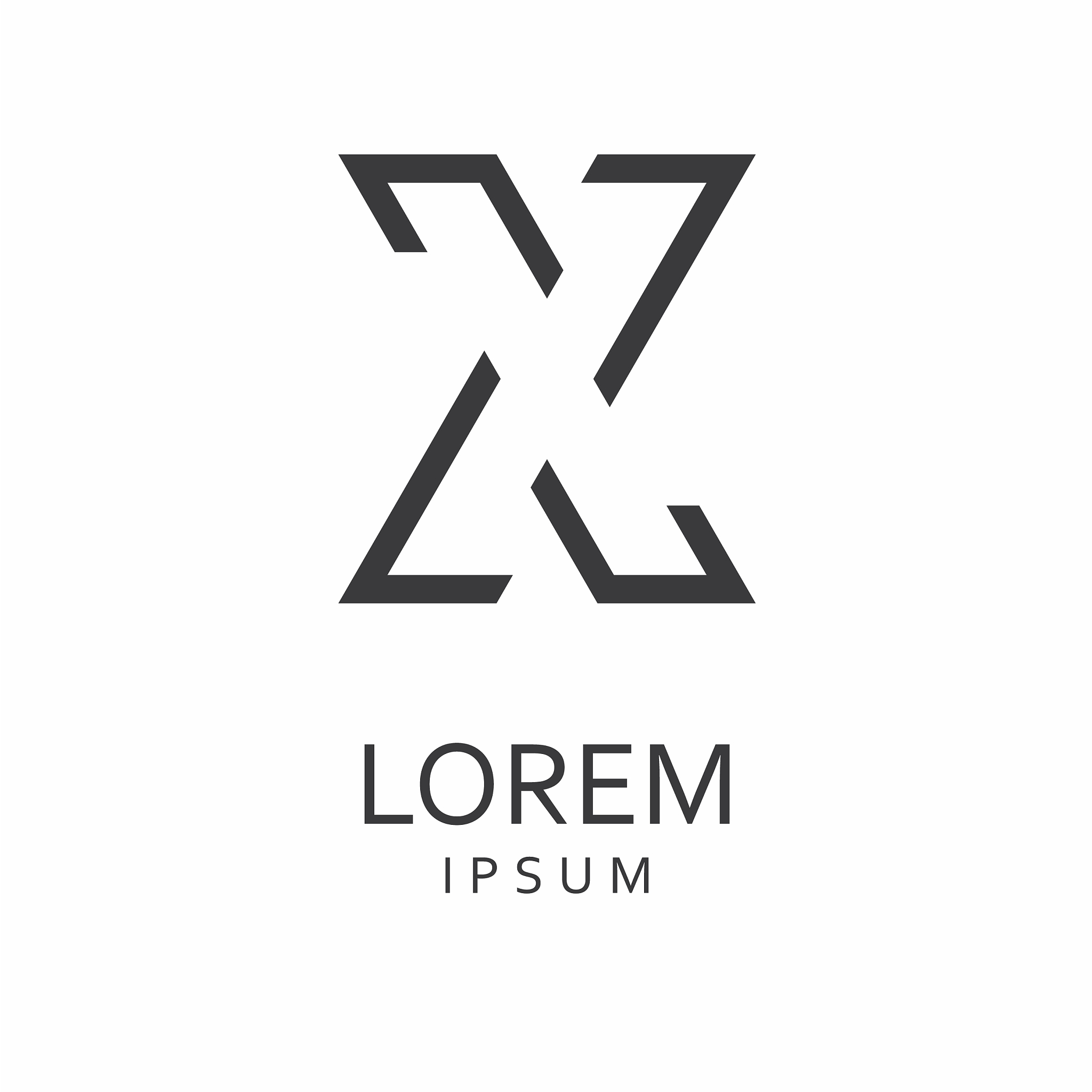 x letter logo icon