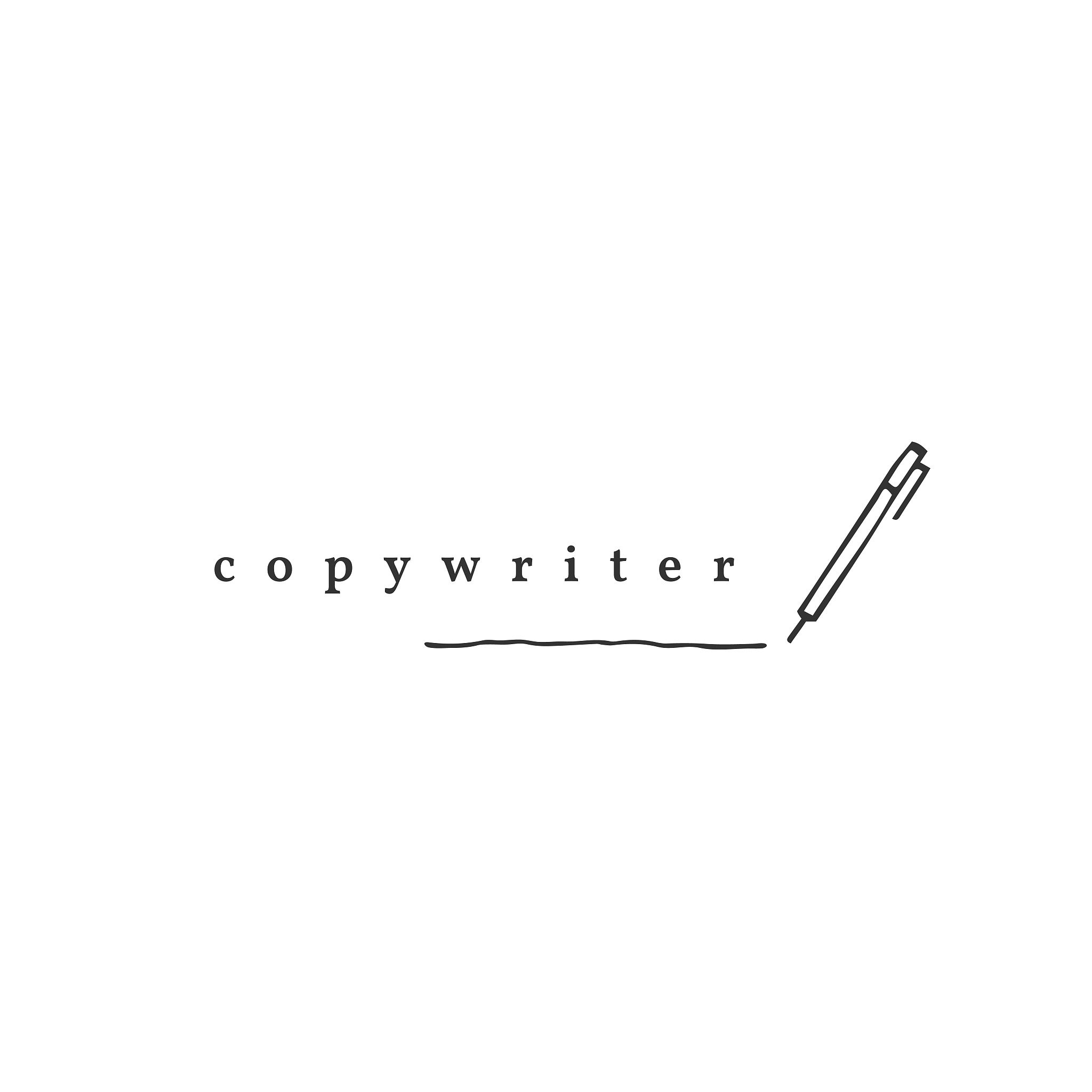 writing, copywrite and publishing theme. vector hand drawn label