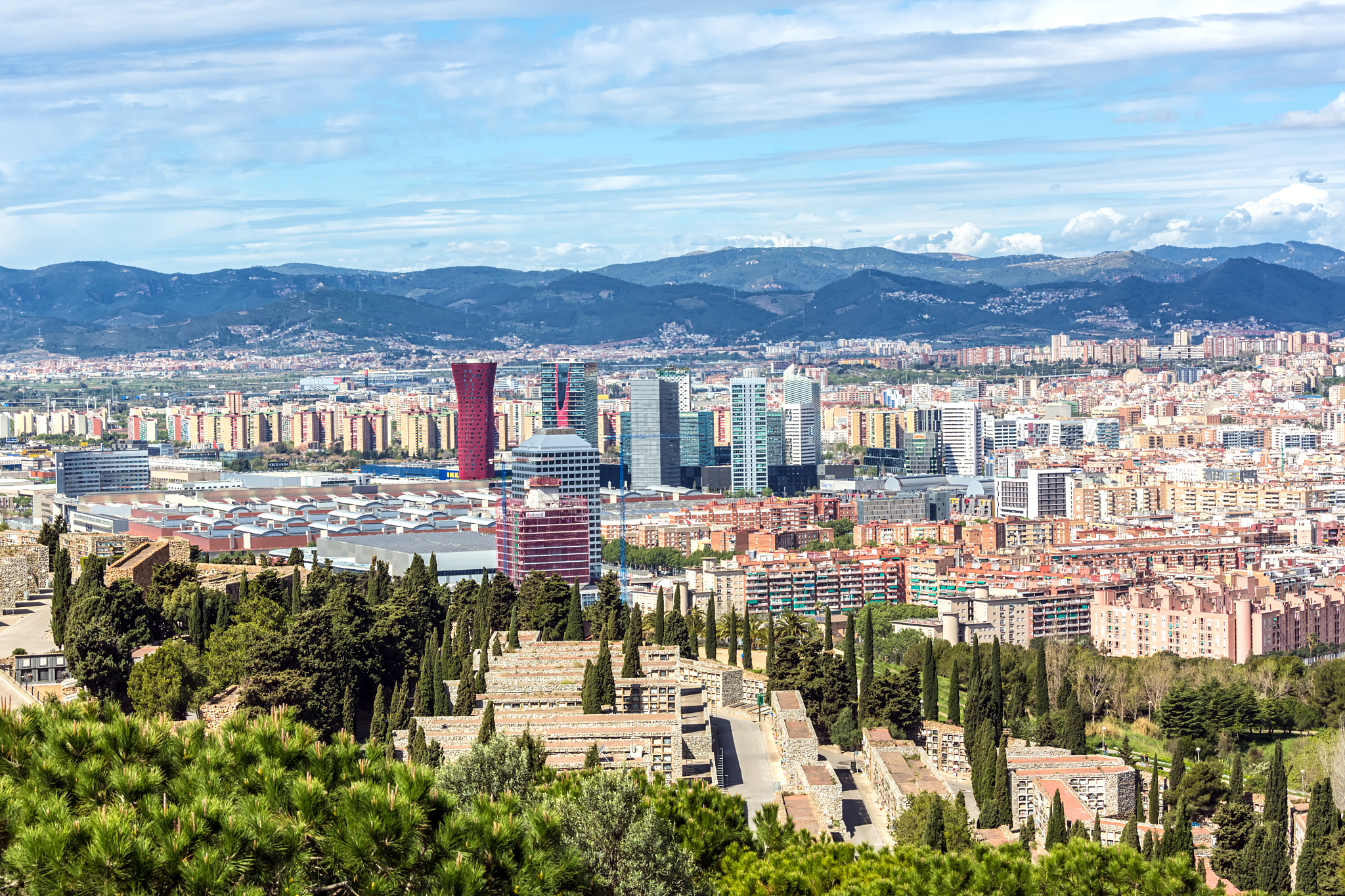 business skyline barcelona