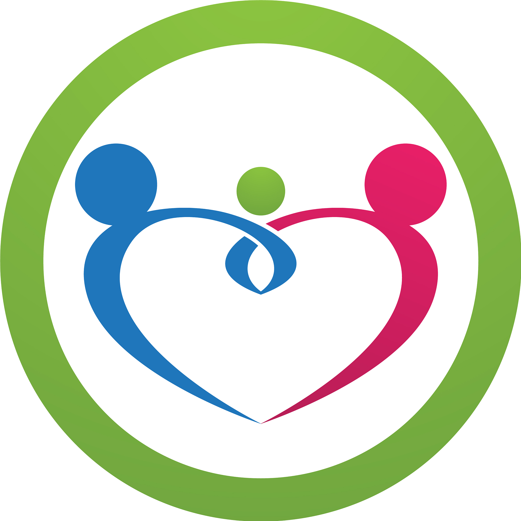 family care love logo and symbols template