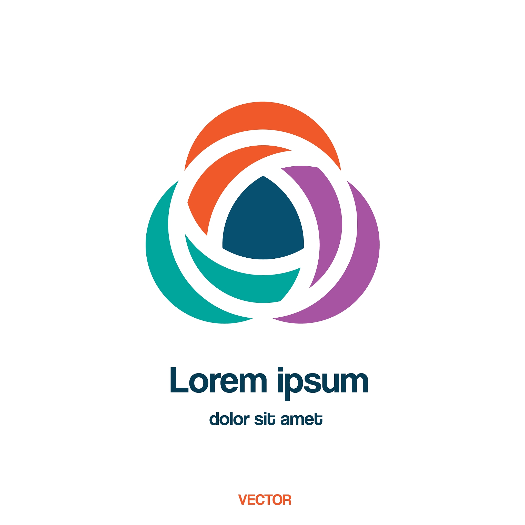 abstract creative logo template