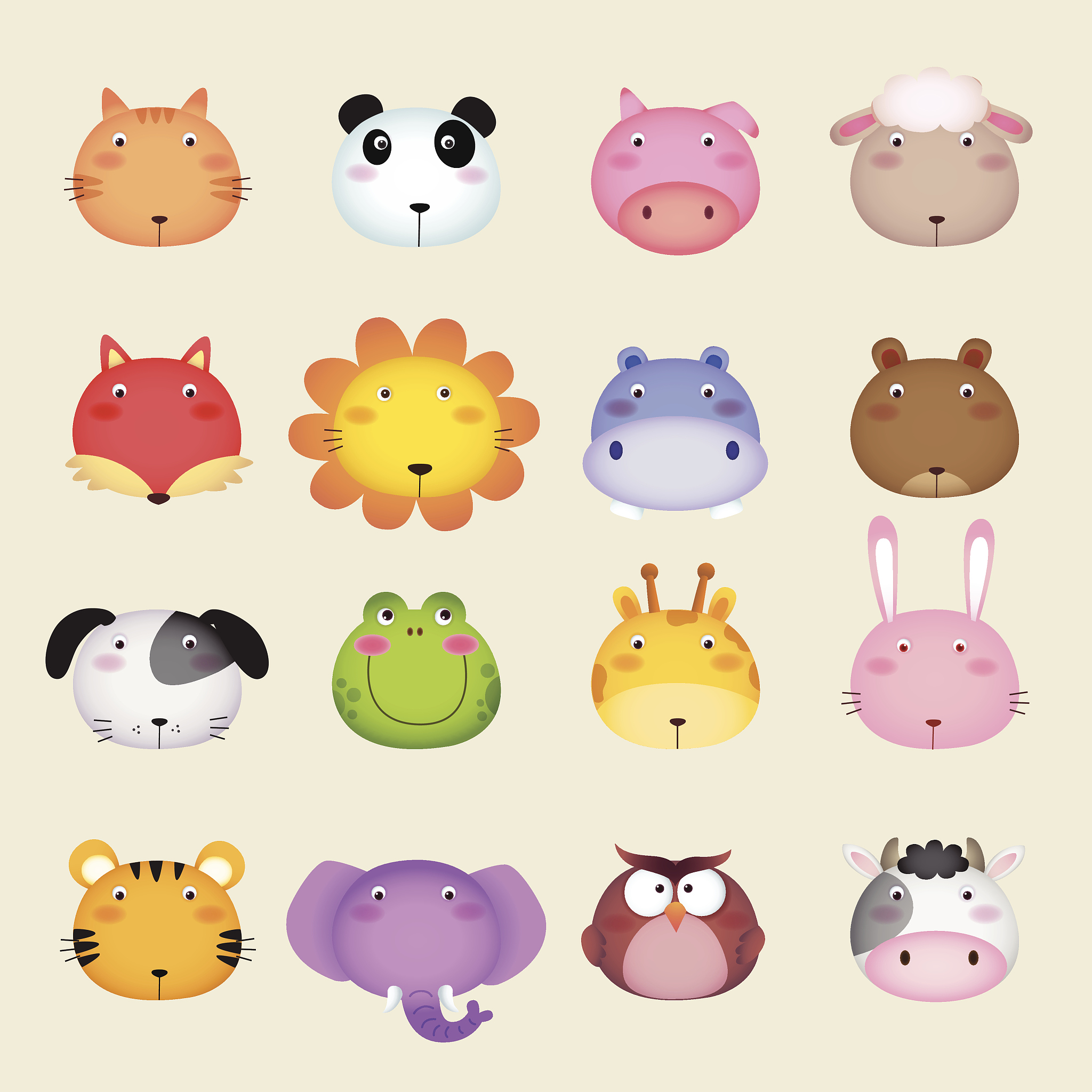 卡通头像绘制指南：可爱动物形象设计