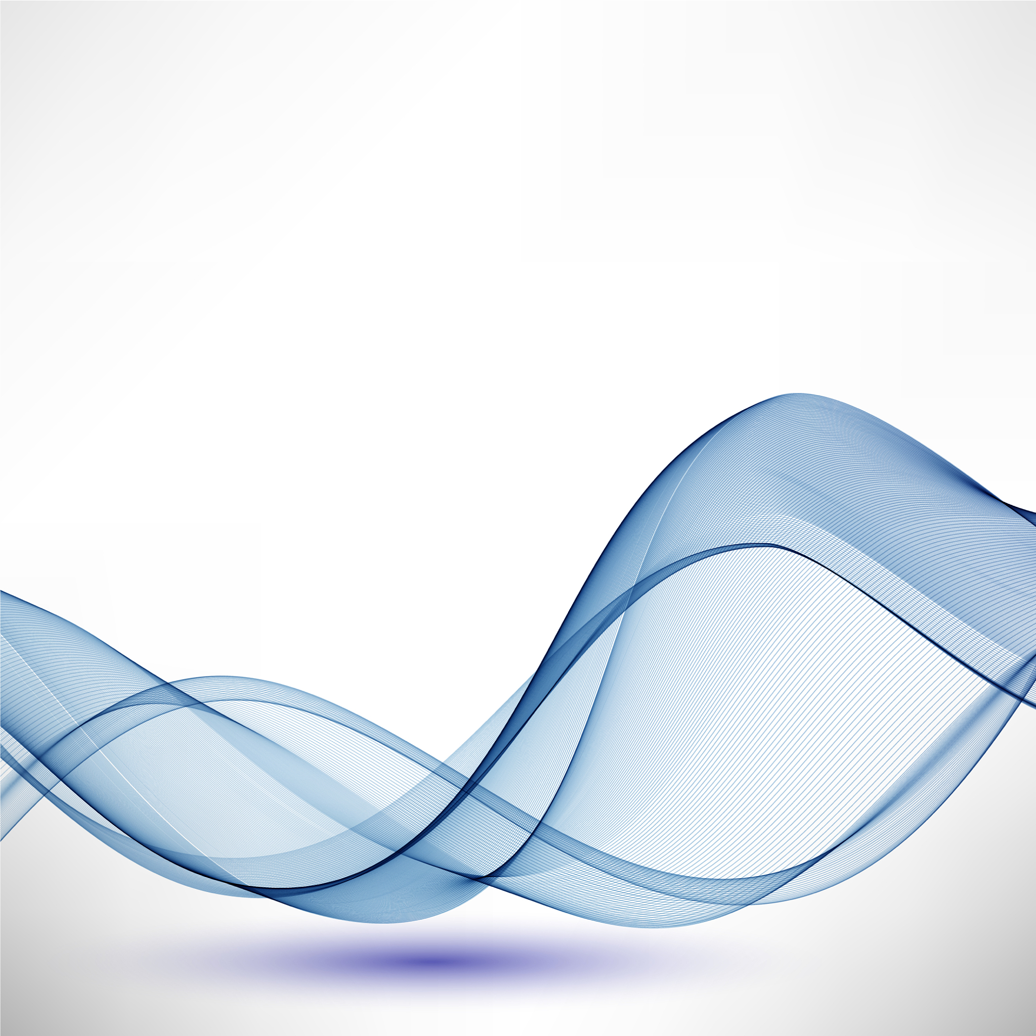 blue horizontal lines transparent wave