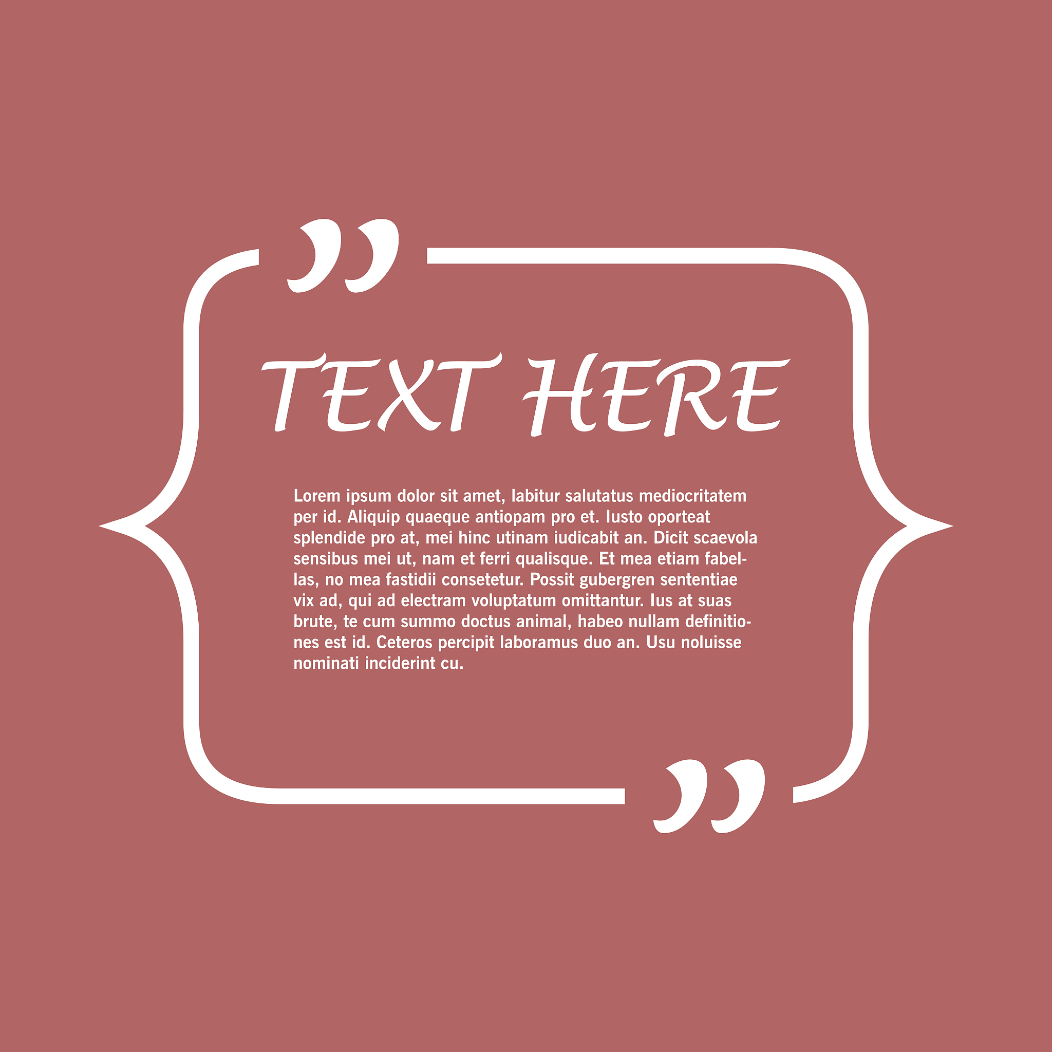 icon of quotation. speech bubble template with quote sign, symbo