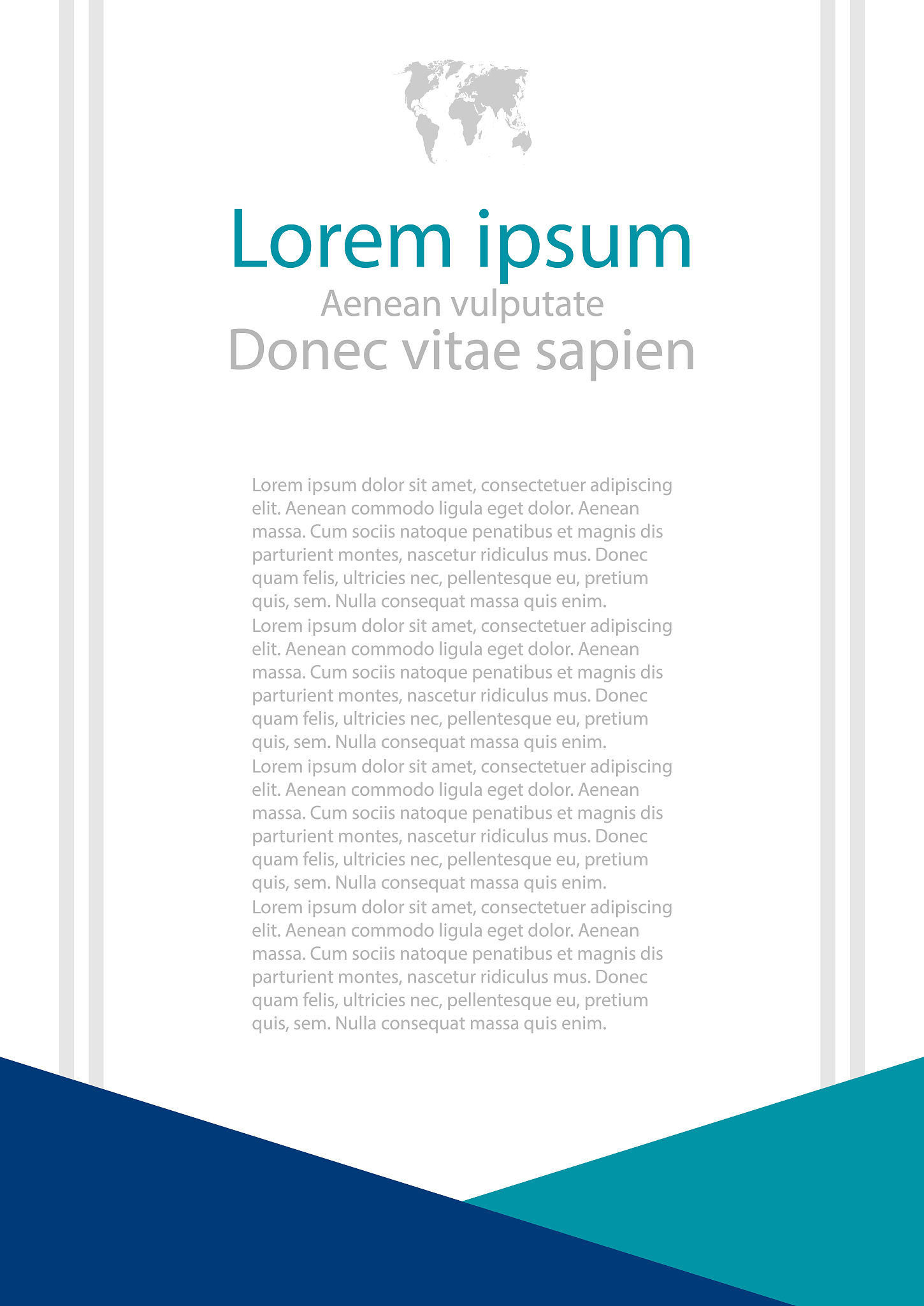 leaflet cover presentation abstract geometric background, layout