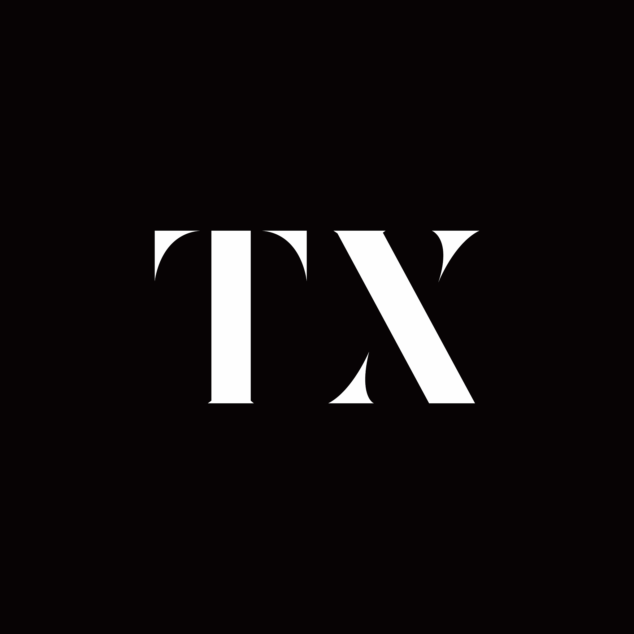 tx logo letter initial logo designs template