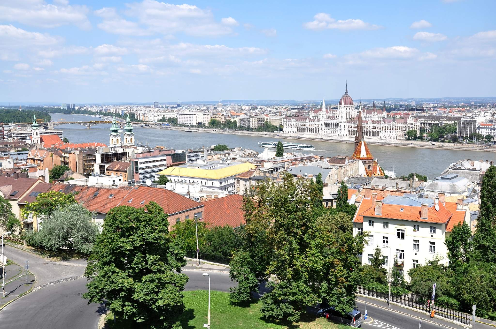 view of budapest, hungary