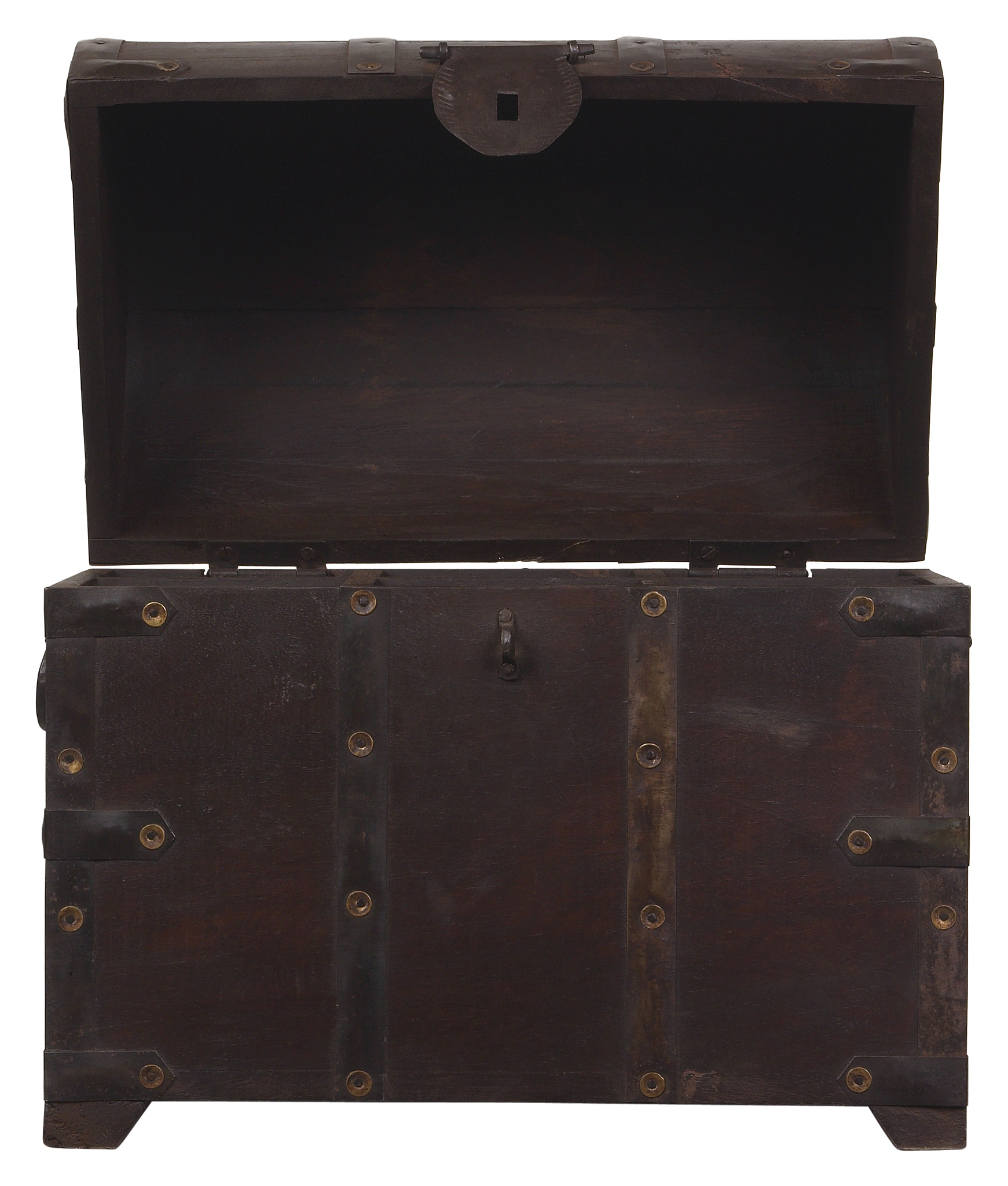 Vintage Square Watch Box for 3 Watches - Crazy Horse Leather